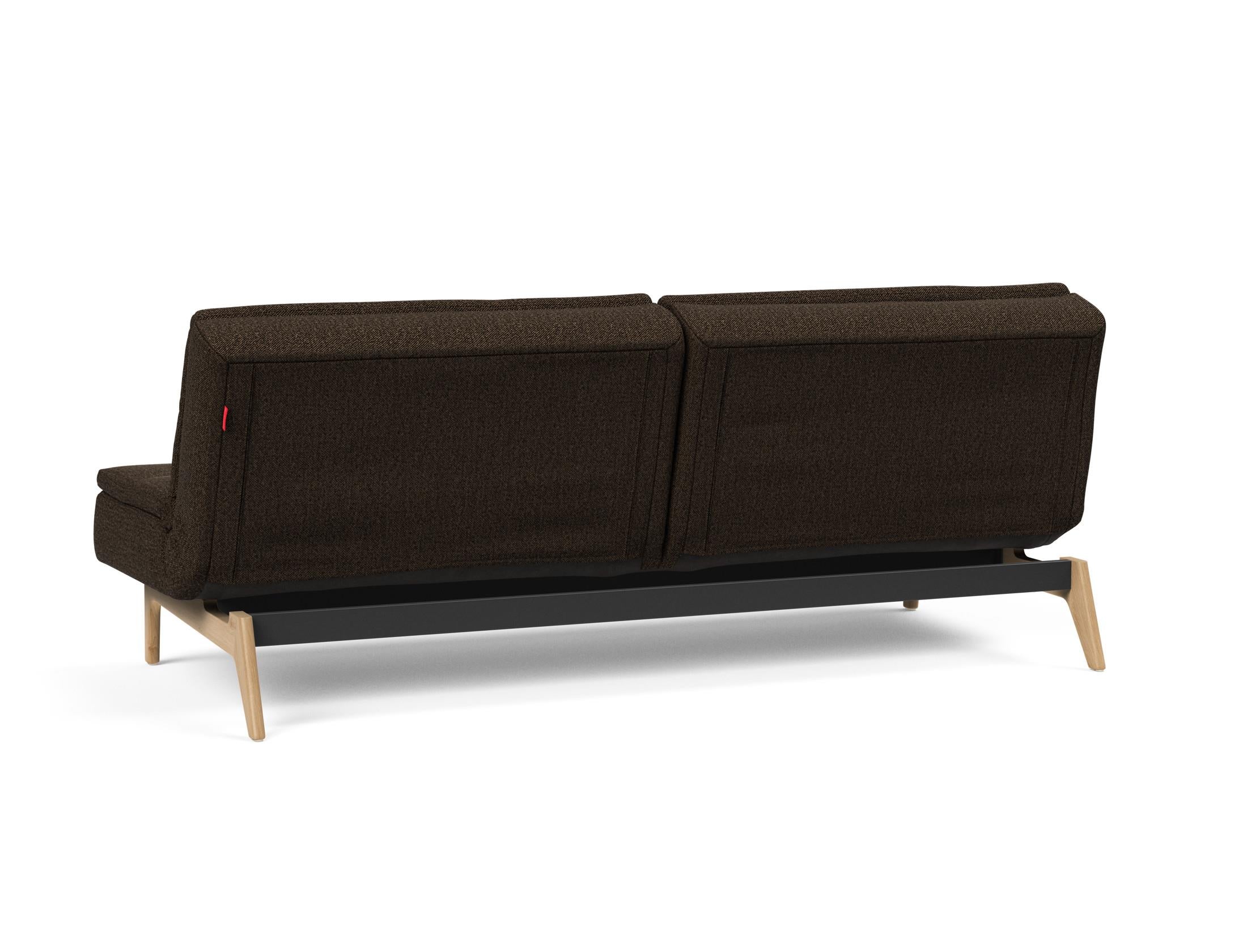 Das Dublexo Eik Schlafsofa 115 Eiche von Innovation Living vereint modernes Design mit Funktionalität – ideal für stilvolle Wohnräume.