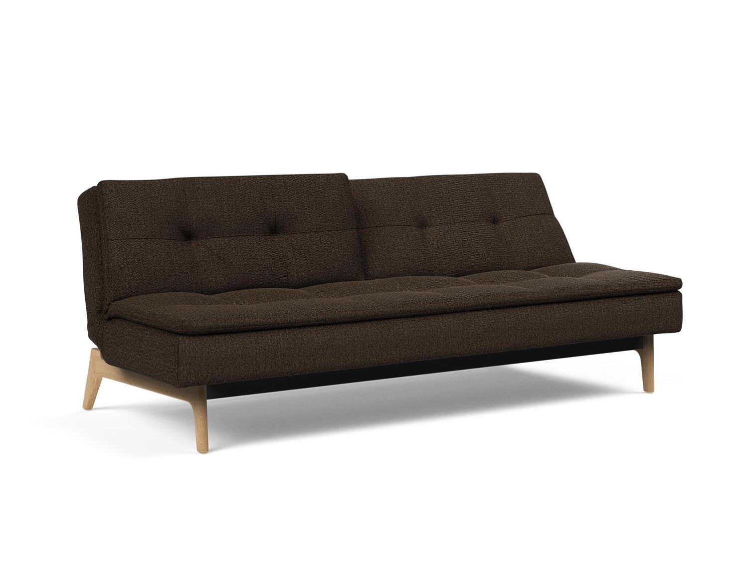Das Dublexo Eik Schlafsofa 115 Eiche von Innovation Living bietet eleganten Komfort und vielseitige Nutzung – perfekt für jedes Zuhause.