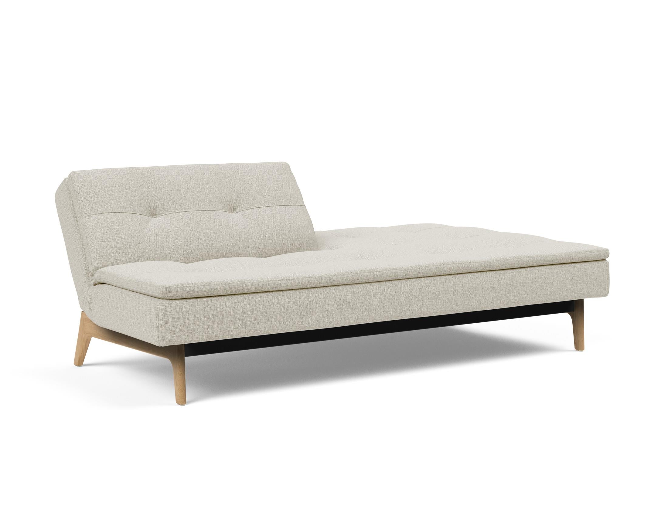 Das Dublexo Eik Schlafsofa 115 Eiche von Innovation Living bietet eleganten Komfort und vielseitige Nutzung – perfekt für jedes Zuhause.