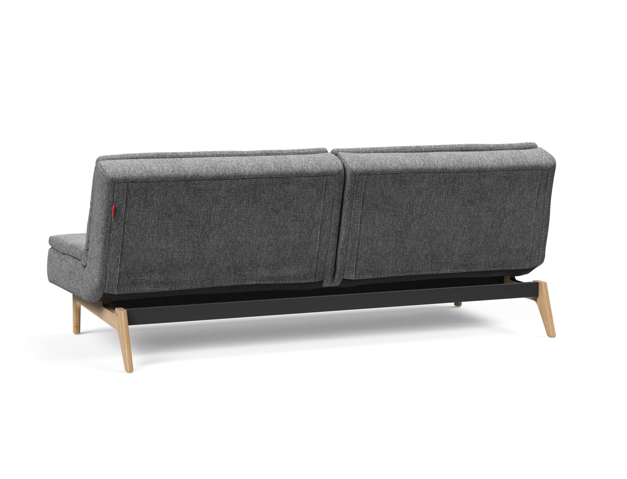 Das Dublexo Eik Schlafsofa 115 Eiche von Innovation Living bietet eleganten Komfort und vielseitige Nutzung – perfekt für jedes Zuhause.
