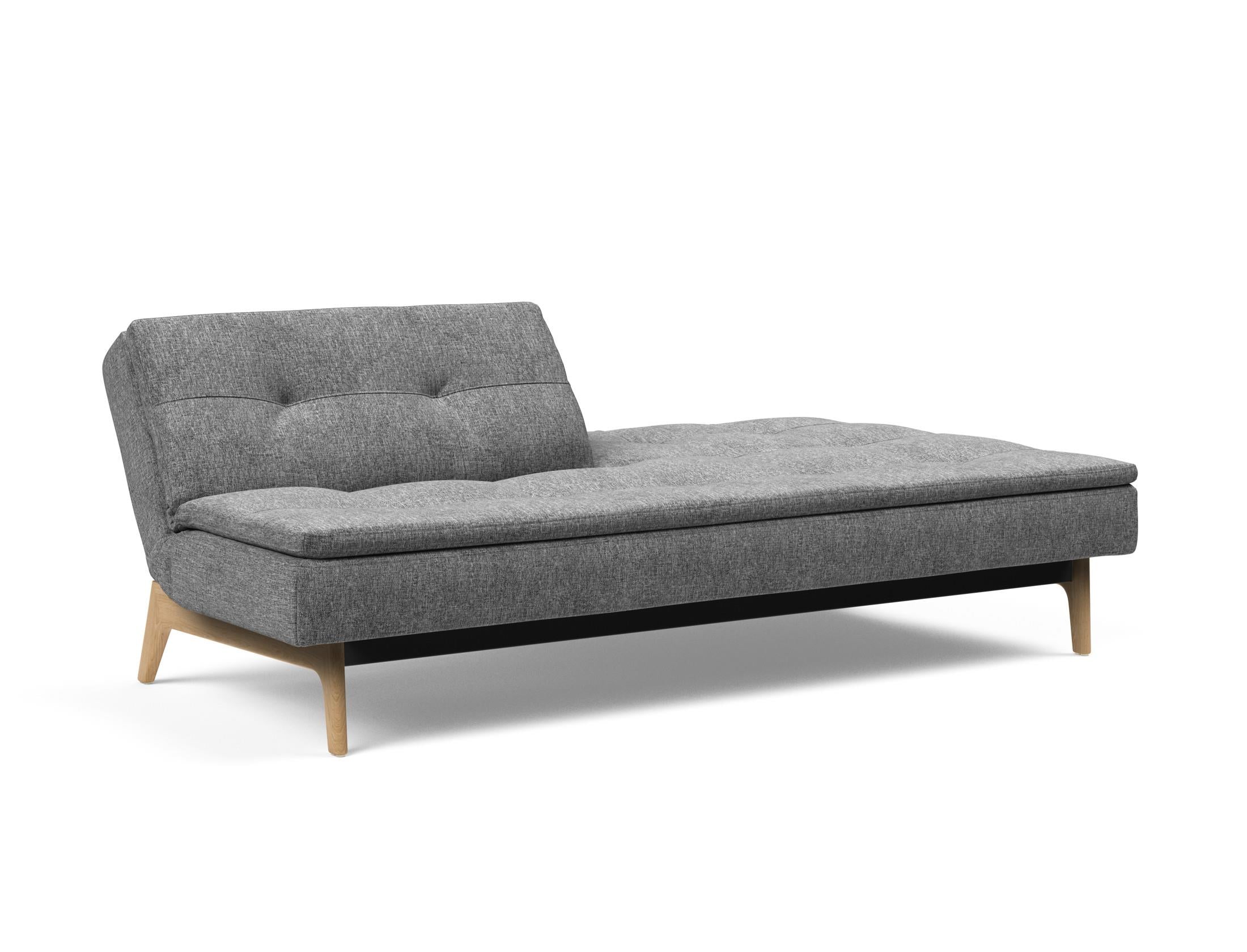 Das Dublexo Eik Schlafsofa 115 Eiche von Innovation Living bietet eleganten Komfort und vielseitige Nutzung – perfekt für jedes Zuhause.