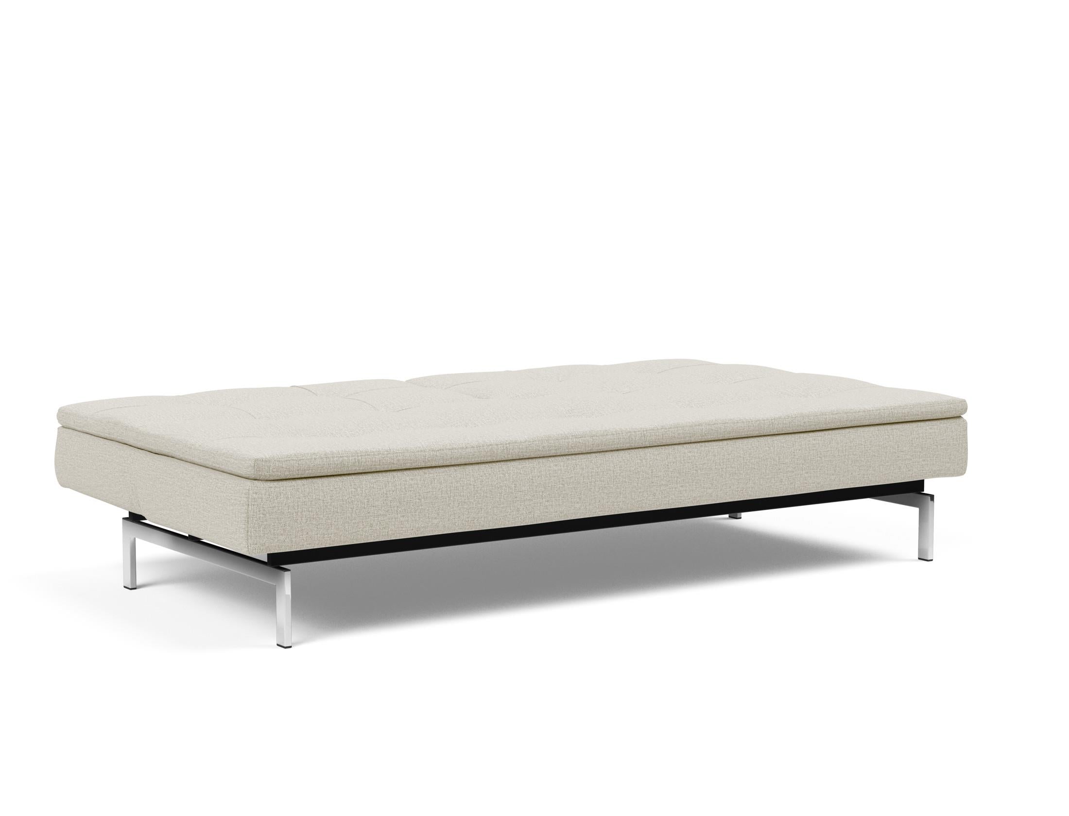 Entdecken Sie das stilvolle Dublexo Chrom Schlafsofa 115 von Innovation Living – ideal für komfortable Nächte und elegantes Interieur.