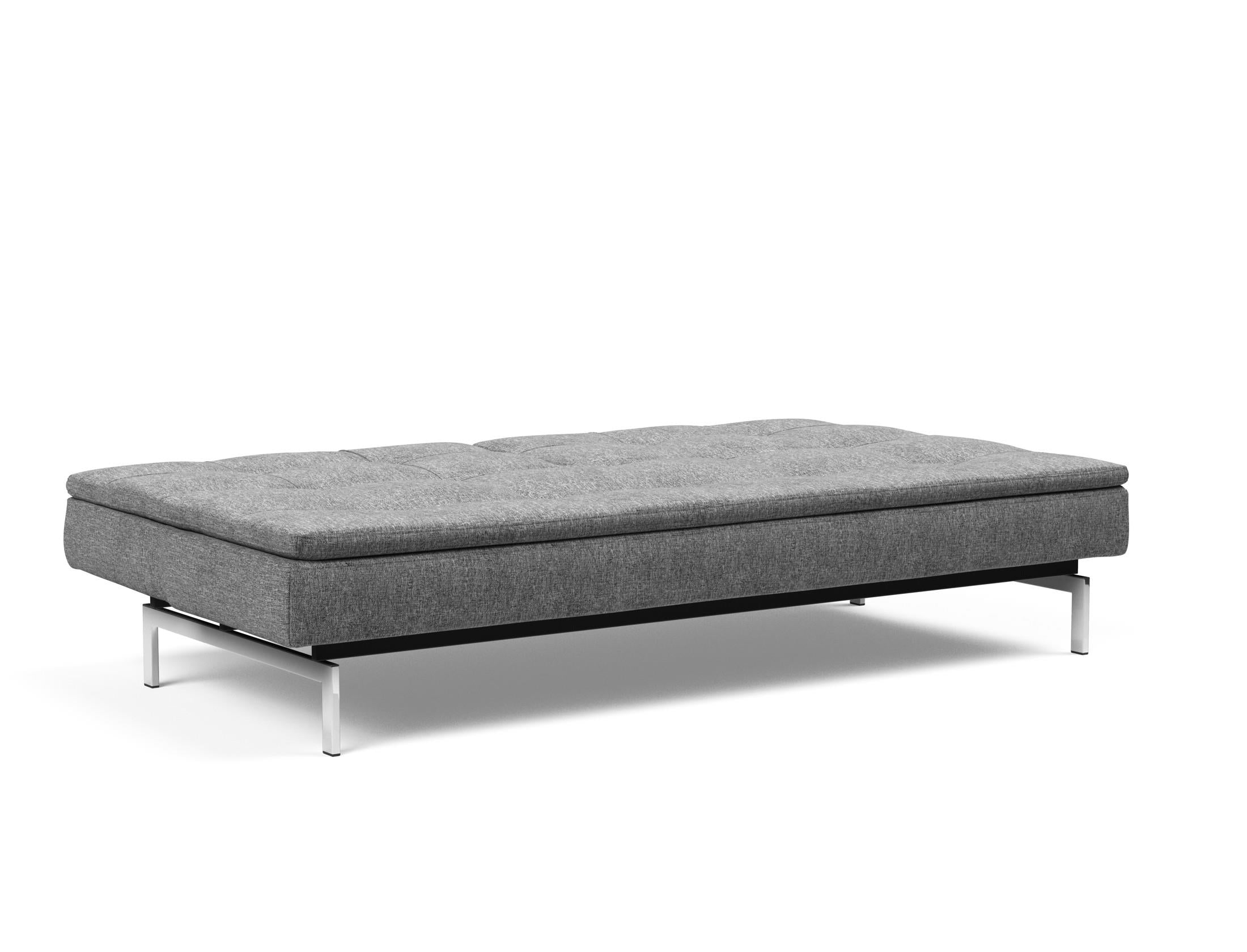Entdecken Sie das Dublexo Chrom Schlafsofa 115 von Innovation Living – stilvolles Design trifft auf praktische Funktionalität für Ihr Zuhause.