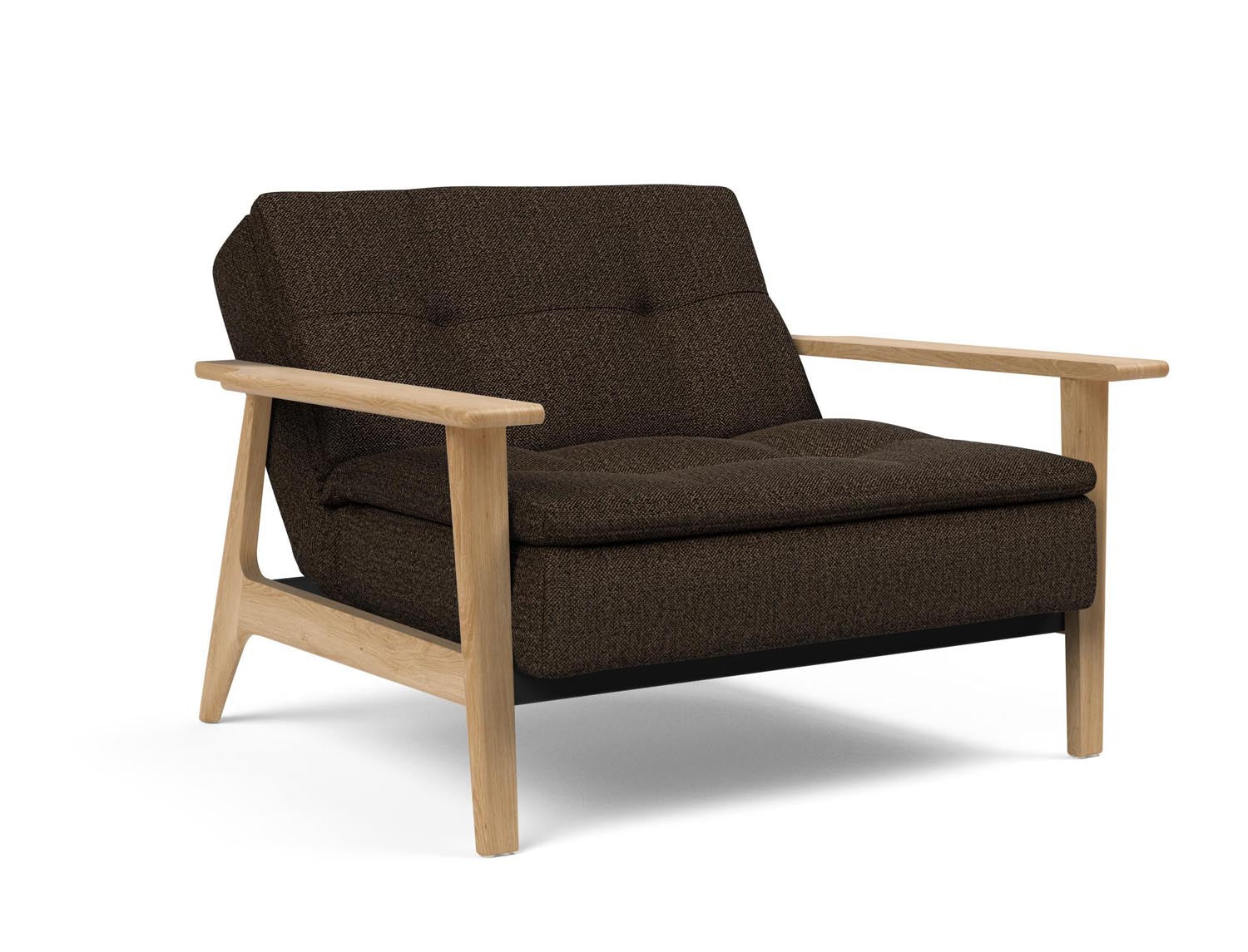 Erleben Sie den Dublexo Frej Sessel Eiche von Innovation Living – stilvoll, vielseitig und perfekt für jedes moderne Zuhause.