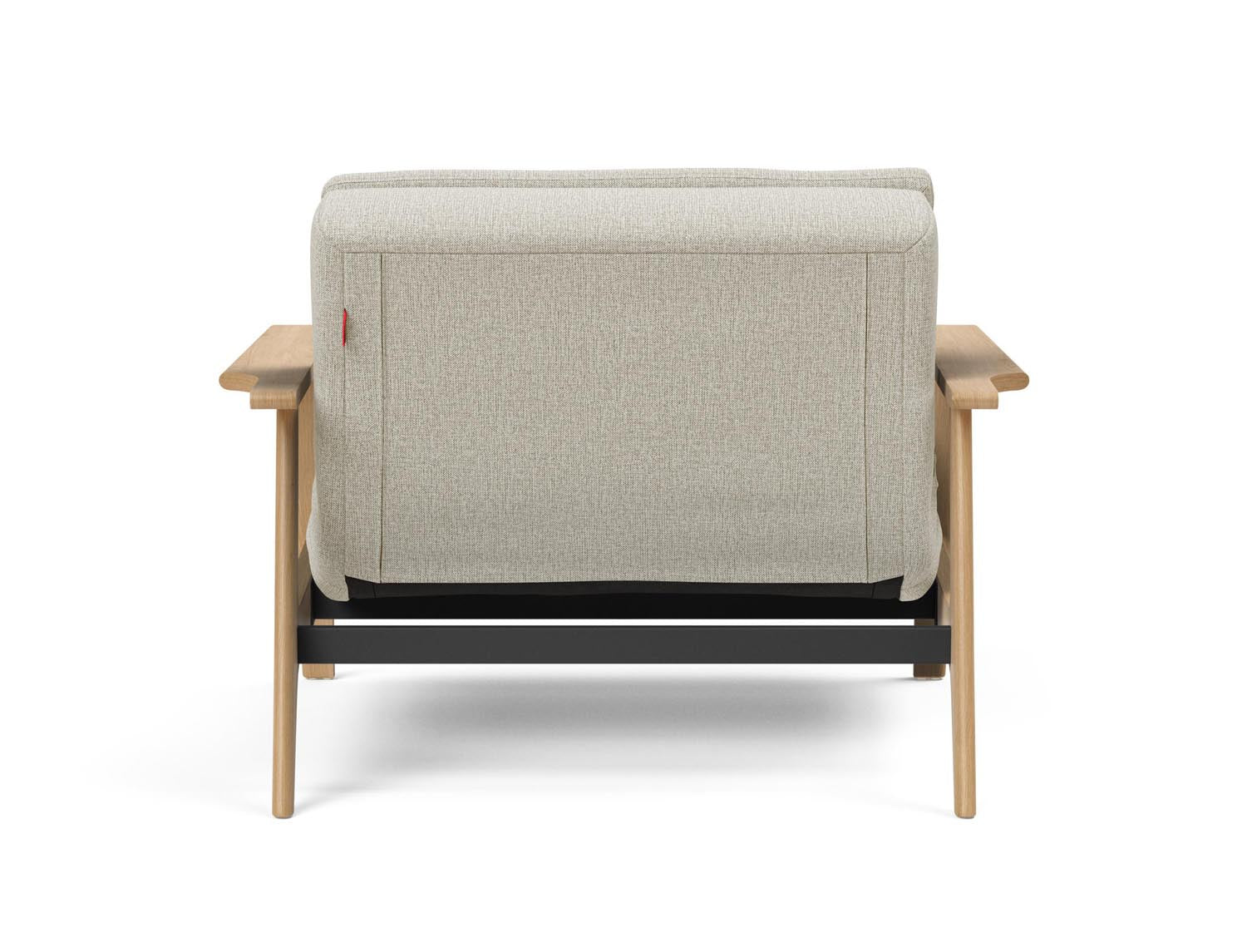 Erleben Sie den Dublexo Frej Sessel Eiche von Innovation Living: Stilvolles Design, hochwertiges Eichenholz und multifunktionale Einsatzmöglichkeiten.