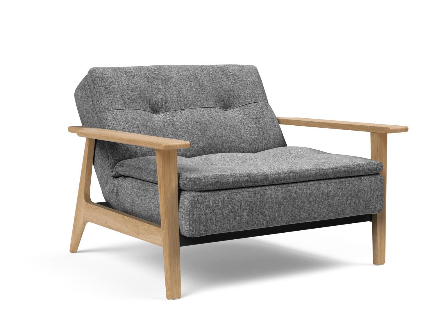 Erleben Sie den Dublexo Frej Sessel Eiche von Innovation Living – stilvoll, vielseitig und perfekt für jedes moderne Zuhause.