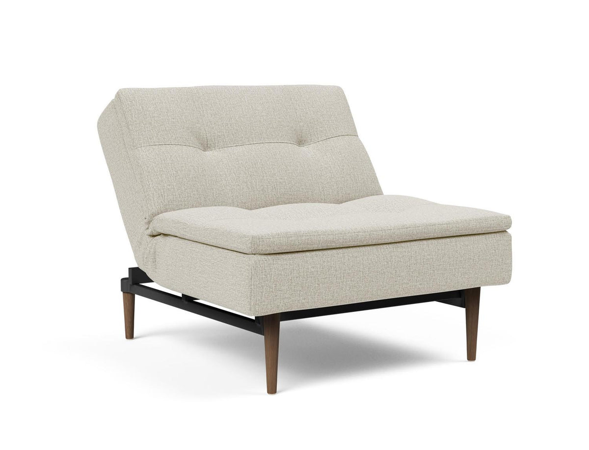 Dublexo Styletto Sessel in 527 Mixed Dance Natural präsentiert im Onlineshop von KAQTU Design AG. Sessel ist von Innovation Living