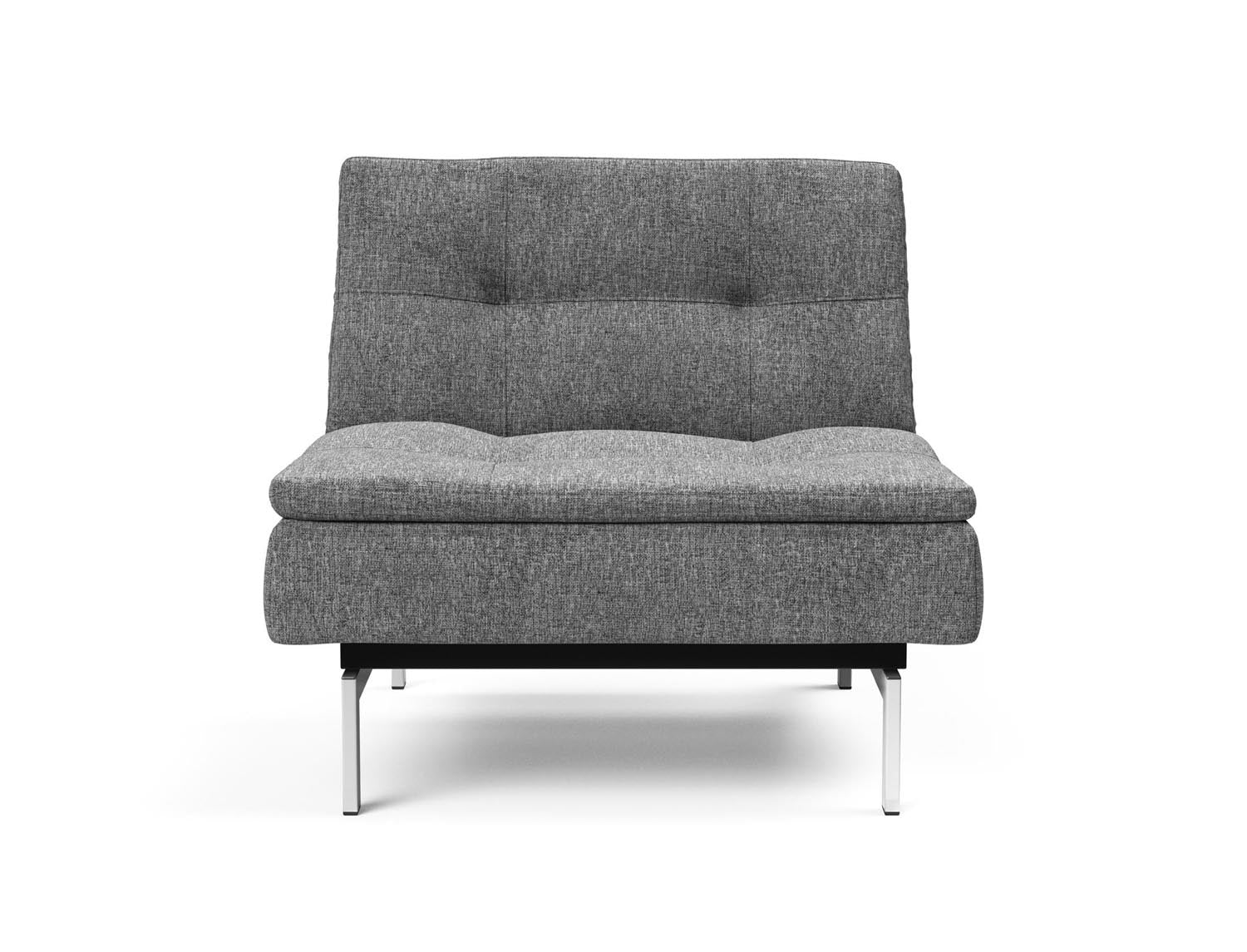 Entdecken Sie den Dublexo Chrom Sessel von Innovation Living: Eleganter, vielseitiger Sessel mit zeitgemäßem Look und stabiler Chrombasis.