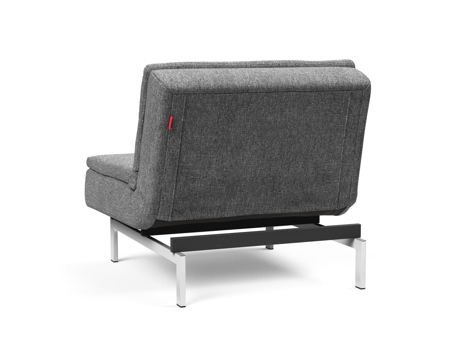 Entdecken Sie den Dublexo Chrom Sessel von Innovation Living: Eleganter, vielseitiger Sessel mit zeitgemäßem Look und stabiler Chrombasis.