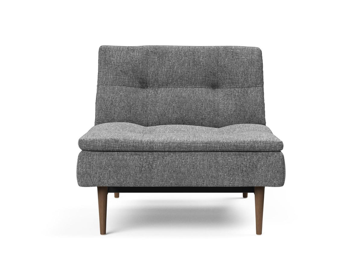 Dublexo Styletto Sessel in 563 Twist Charcoal präsentiert im Onlineshop von KAQTU Design AG. Sessel ist von Innovation Living