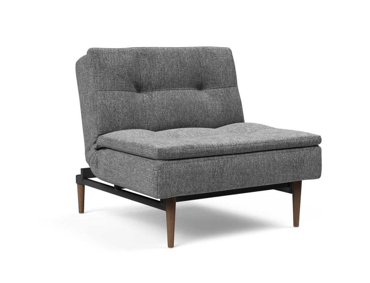 Dublexo Styletto Sessel in 563 Twist Charcoal präsentiert im Onlineshop von KAQTU Design AG. Sessel ist von Innovation Living