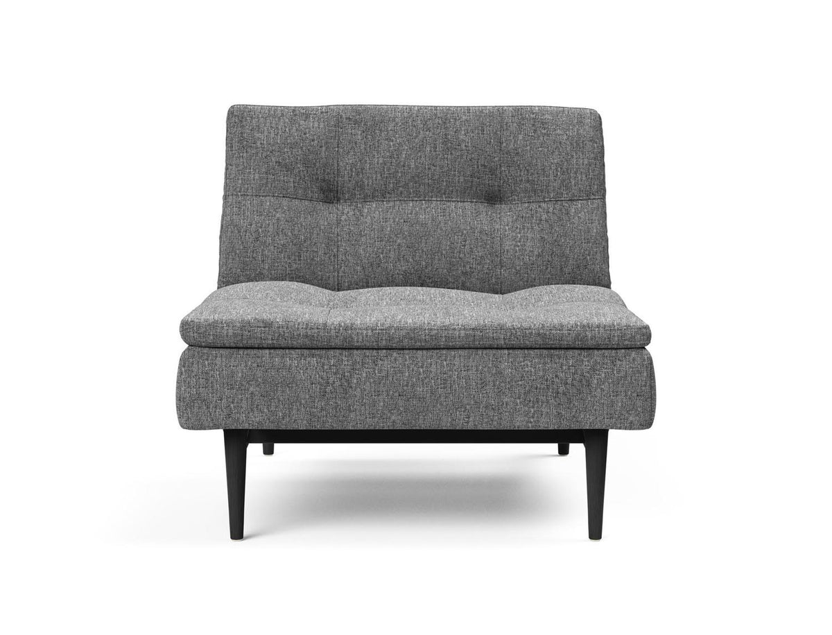 Dublexo Styletto Sessel in 563 Twist Charcoal präsentiert im Onlineshop von KAQTU Design AG. Sessel ist von Innovation Living