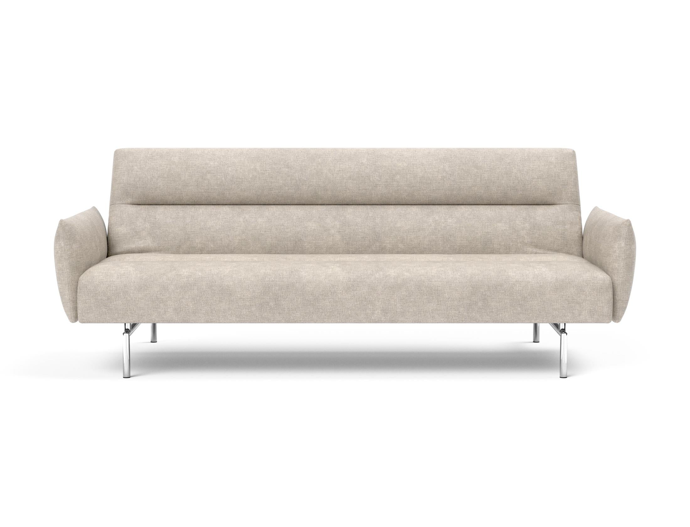Entdecken Sie das Jillis Schlafsofa mit Armlehnen von Innovation Living – eine perfekte Kombination aus modernem Stil, Komfort und praktischer Nutzung.