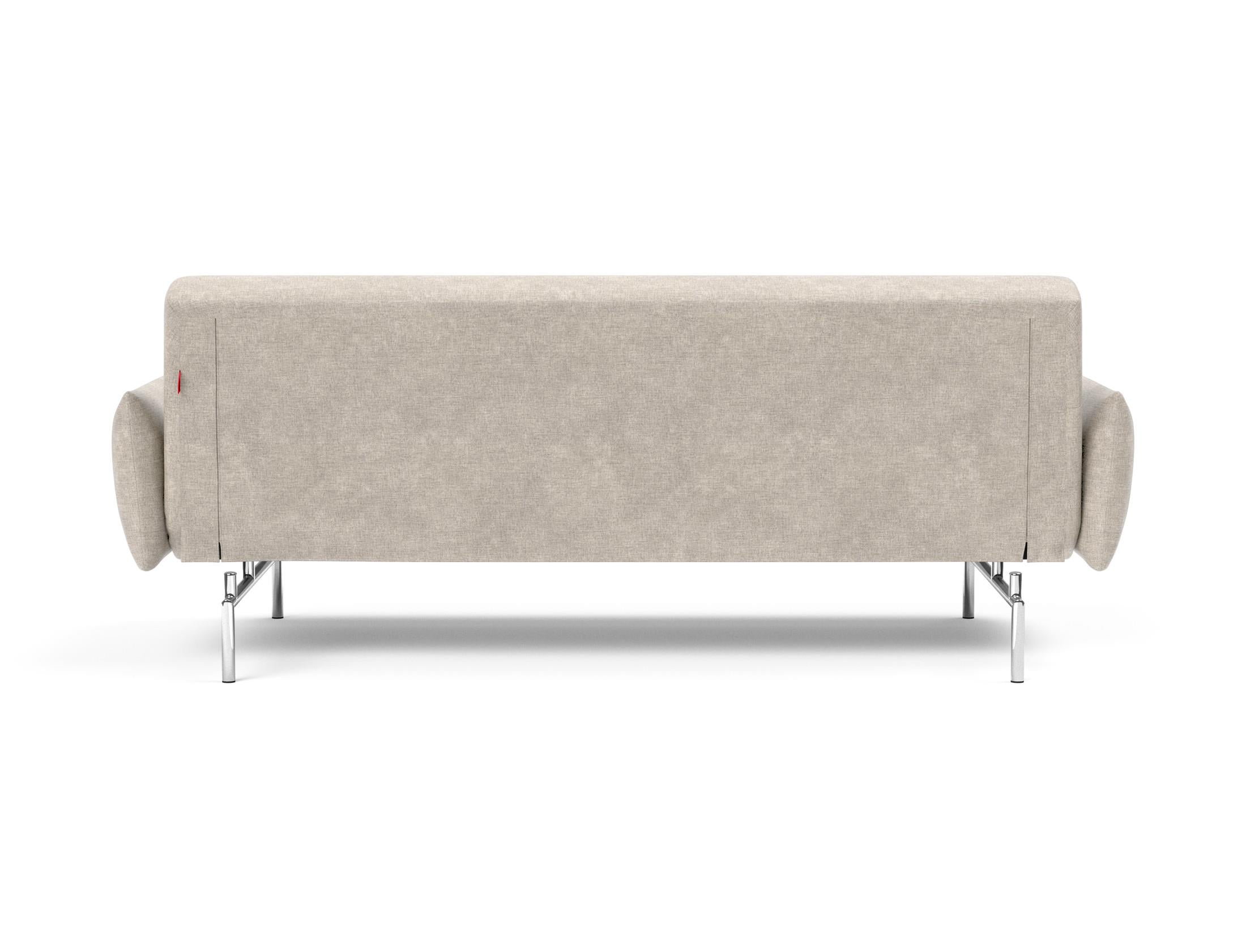 Entdecken Sie das Jillis Schlafsofa mit Armlehnen von Innovation Living – eine perfekte Kombination aus modernem Stil, Komfort und praktischer Nutzung.