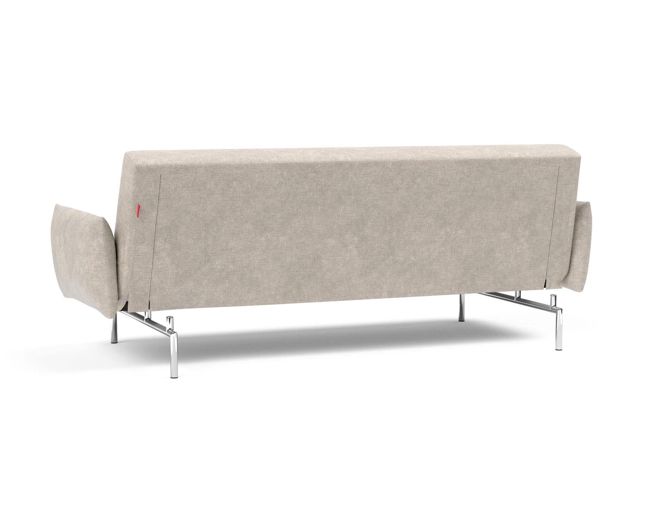 Erleben Sie das Jillis Schlafsofa mit Armlehnen von Innovation Living – stilvolles Design trifft auf hohen Komfort und vielseitige Funktionalität.