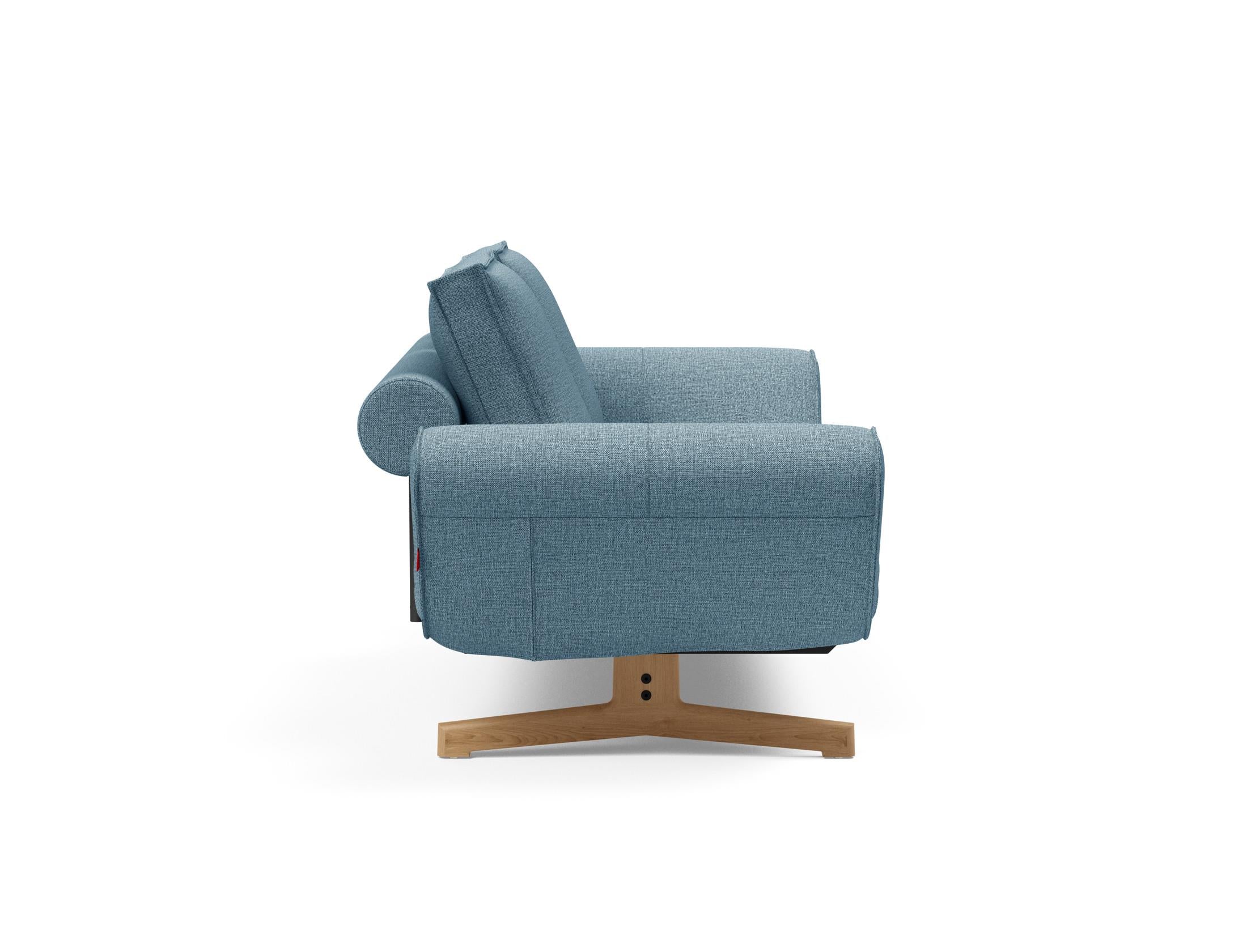 Entdecken Sie das Ghia Klappsofa 80 Eiche von Innovation Living – stilvolles Design trifft auf praktische Flexibilität für Ihr Zuhause.