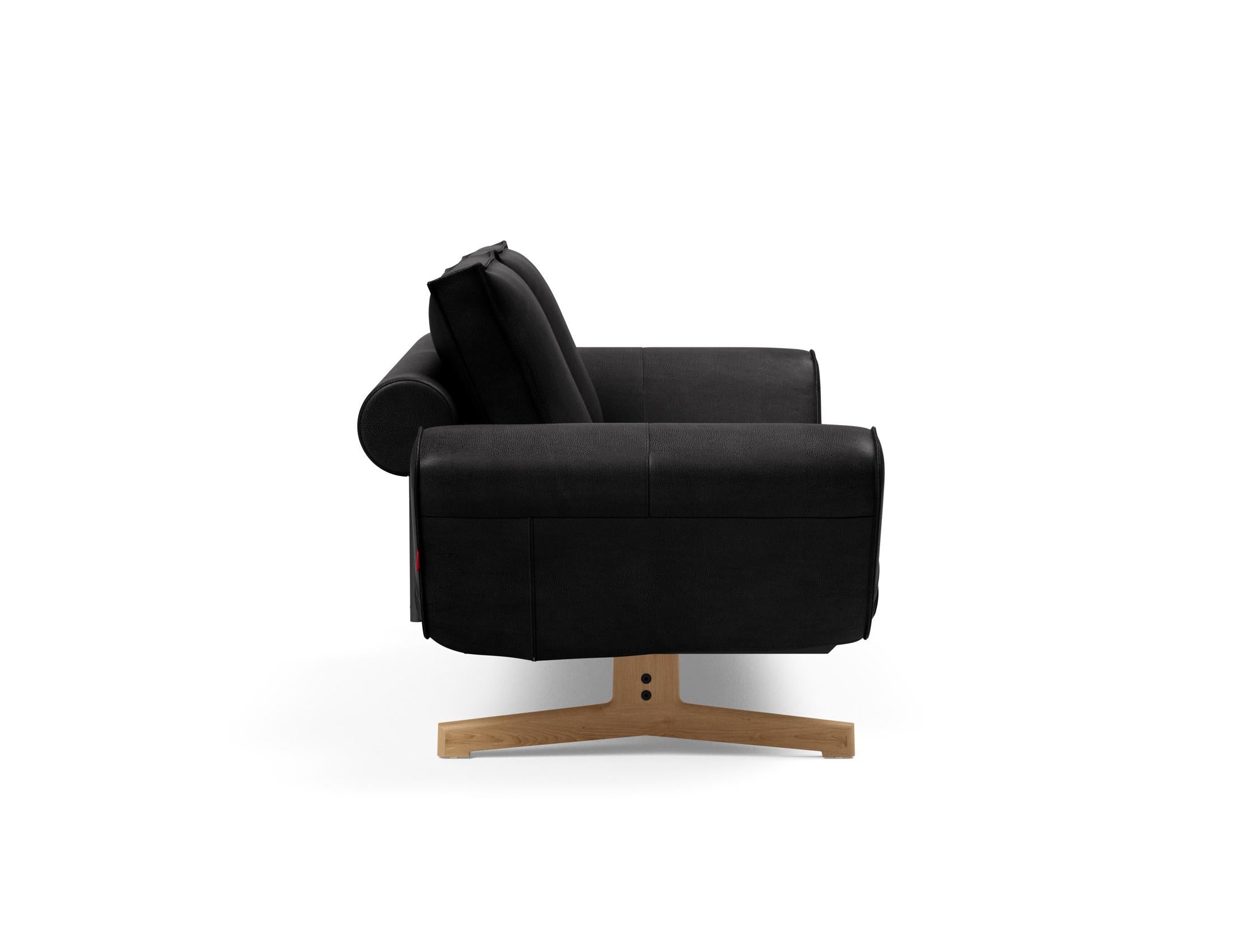 Erleben Sie das Ghia Klappsofa 80 Eiche von Innovation Living – eine elegante Lösung, die Komfort und Vielseitigkeit in jeden Raum bringt.