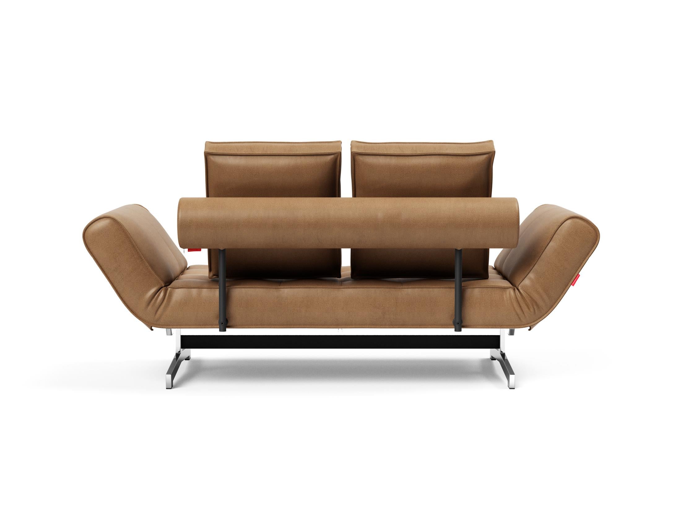 Erleben Sie das Ghia Klappsofa 80 Chrom von Innovation Living – stilvolles Design trifft Funktionalität für Ihr Zuhause.