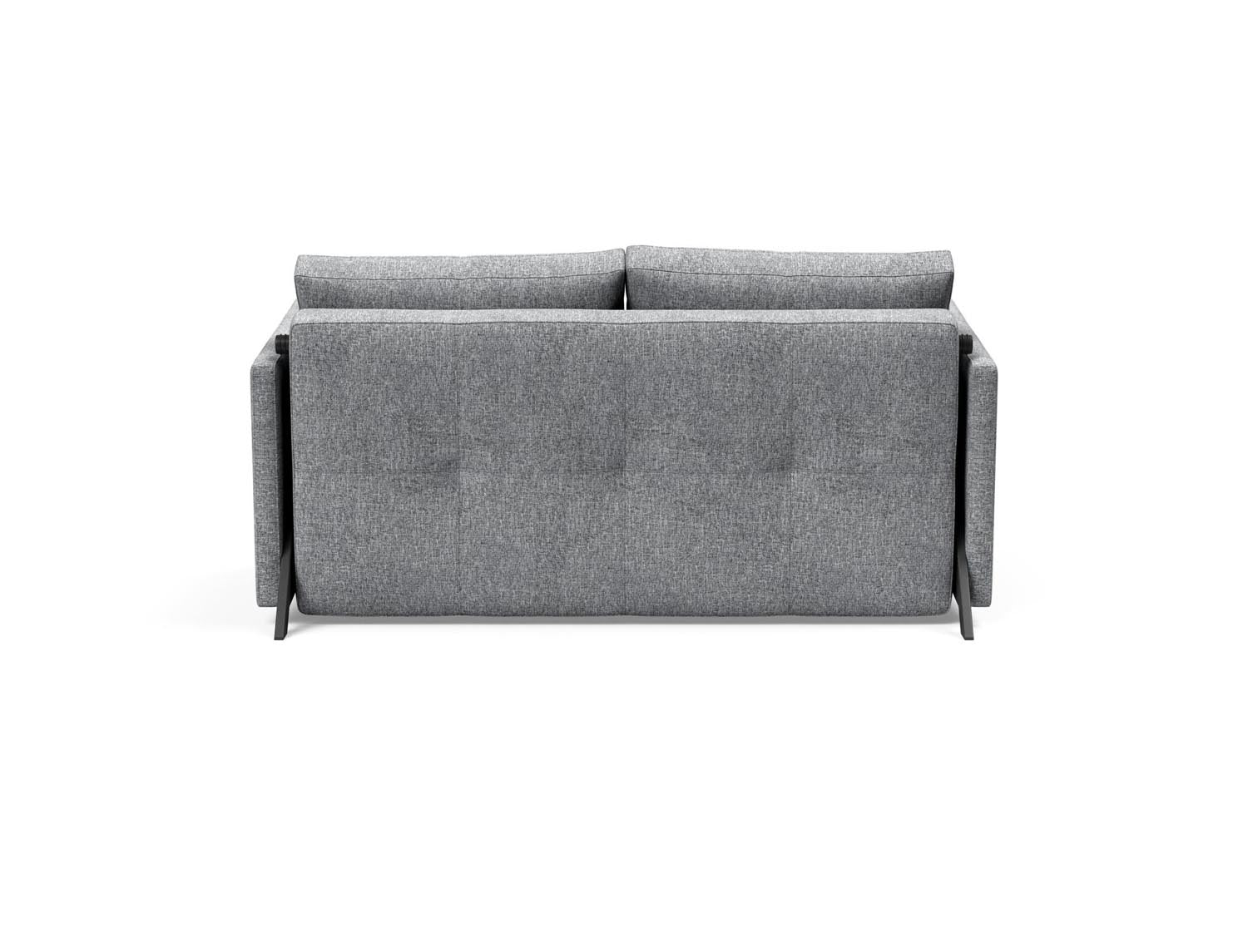 Das Cubed Klappsofa 140 von Innovation Living bietet stilvolle Funktionalität. Mit Armlehnen und robustem Design ist es perfekt für Gäste und kleine Räume.