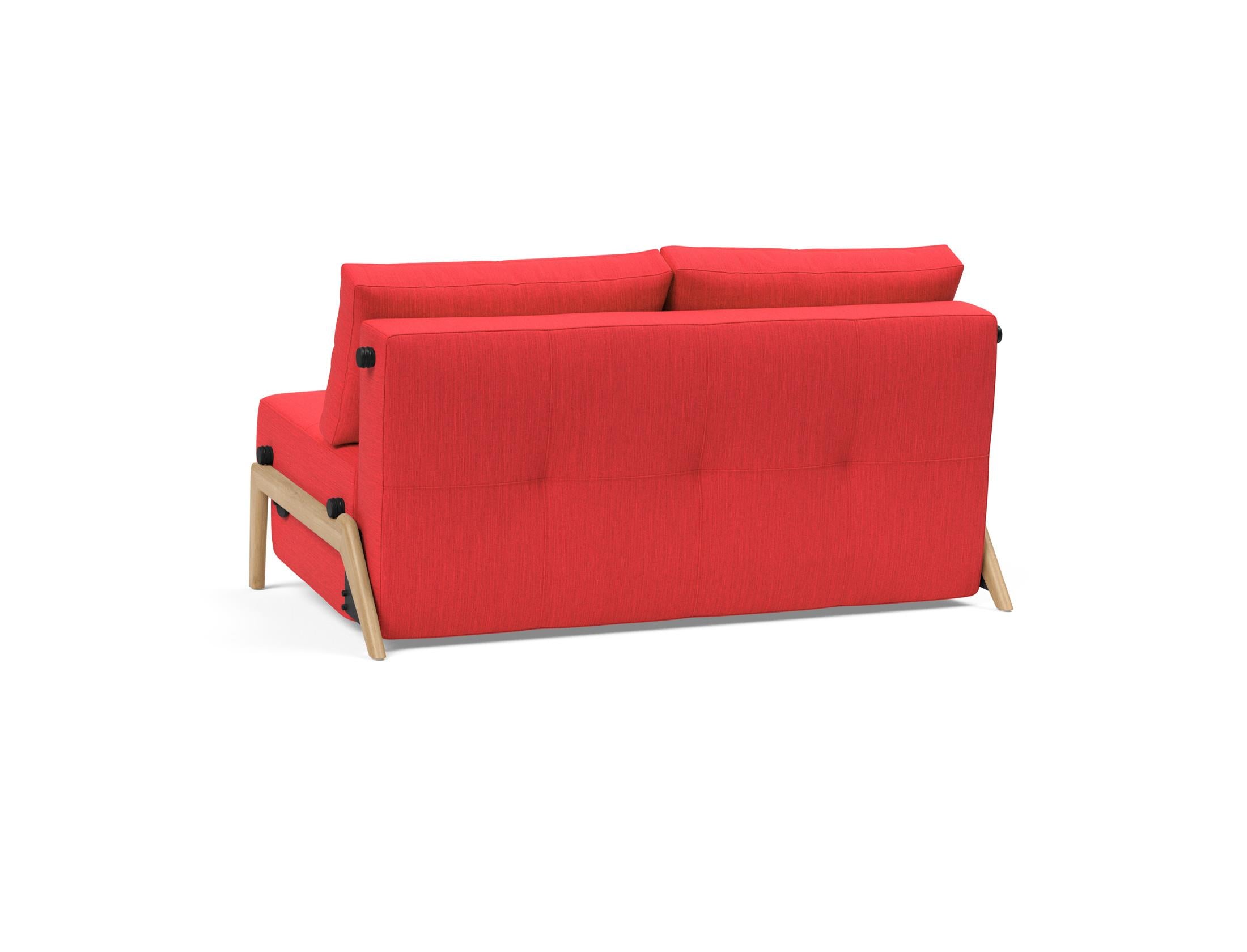 Cubed Klappsofa 140: Elegantes, funktionales Sofa für kleine Räume. Perfekt zum Entspannen und als Gästebett, vereint Komfort und Design.