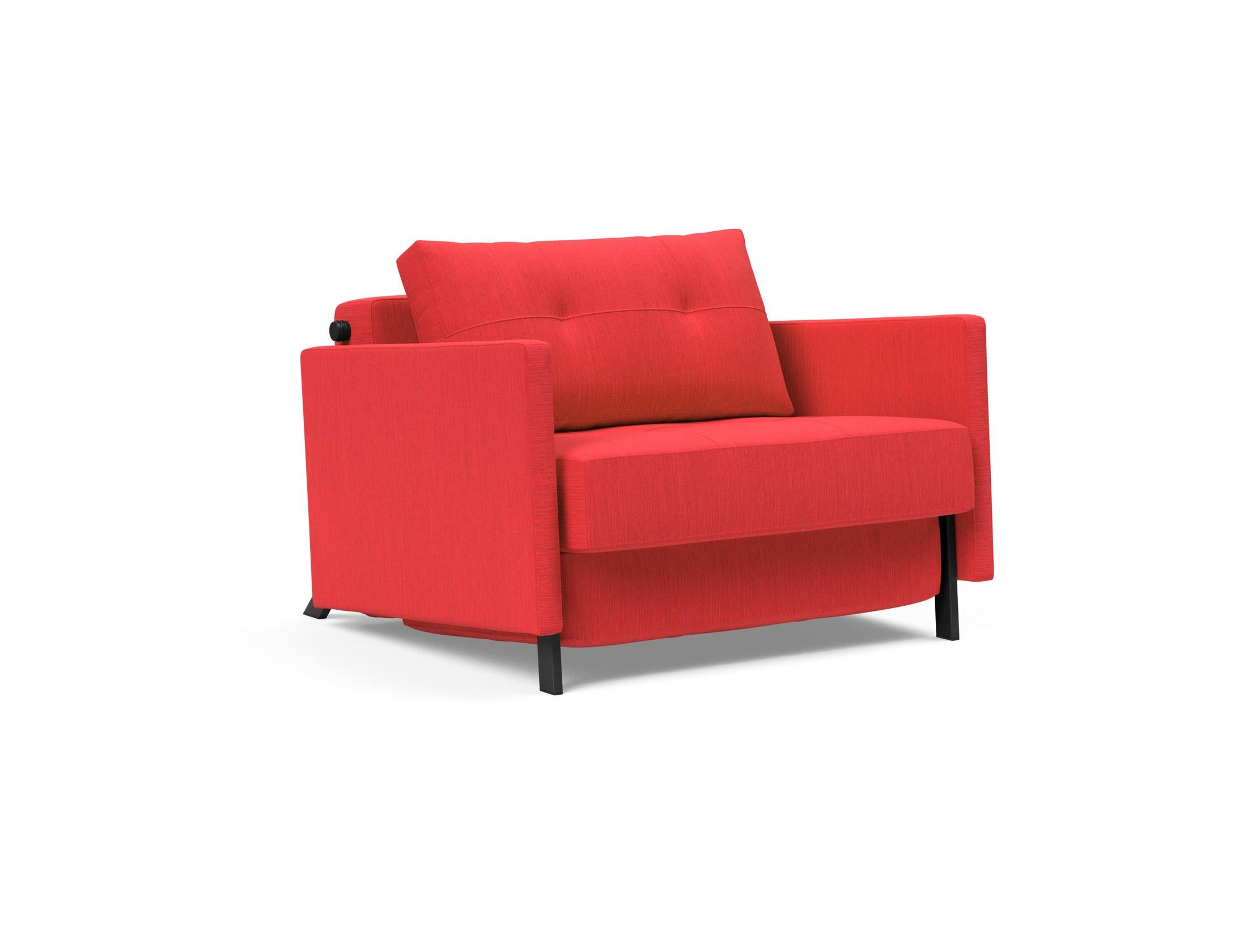 Entdecken Sie den stilvollen Cubed Sessel 90 mit Armlehnen von Innovation Living – ideal für Komfort und Flexibilität in jedem Raum.