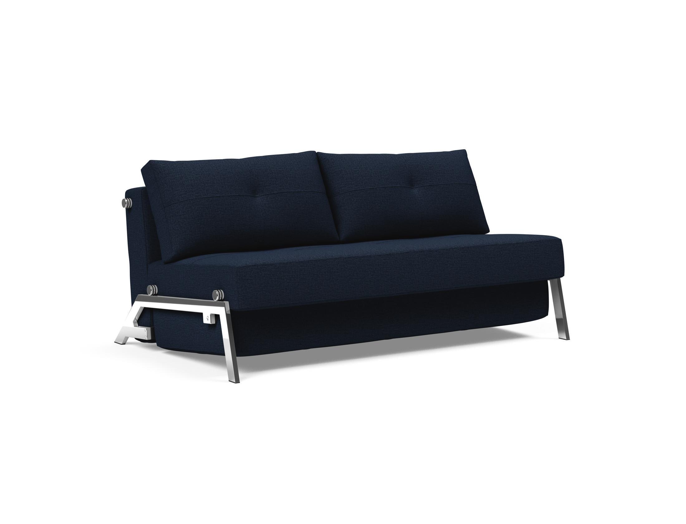 Cubed Klappsofa 160: Stilvolles Klappsofa mit hochwertiger Verarbeitung, ideal für kleine Räume und als komfortable Schlafgelegenheit.