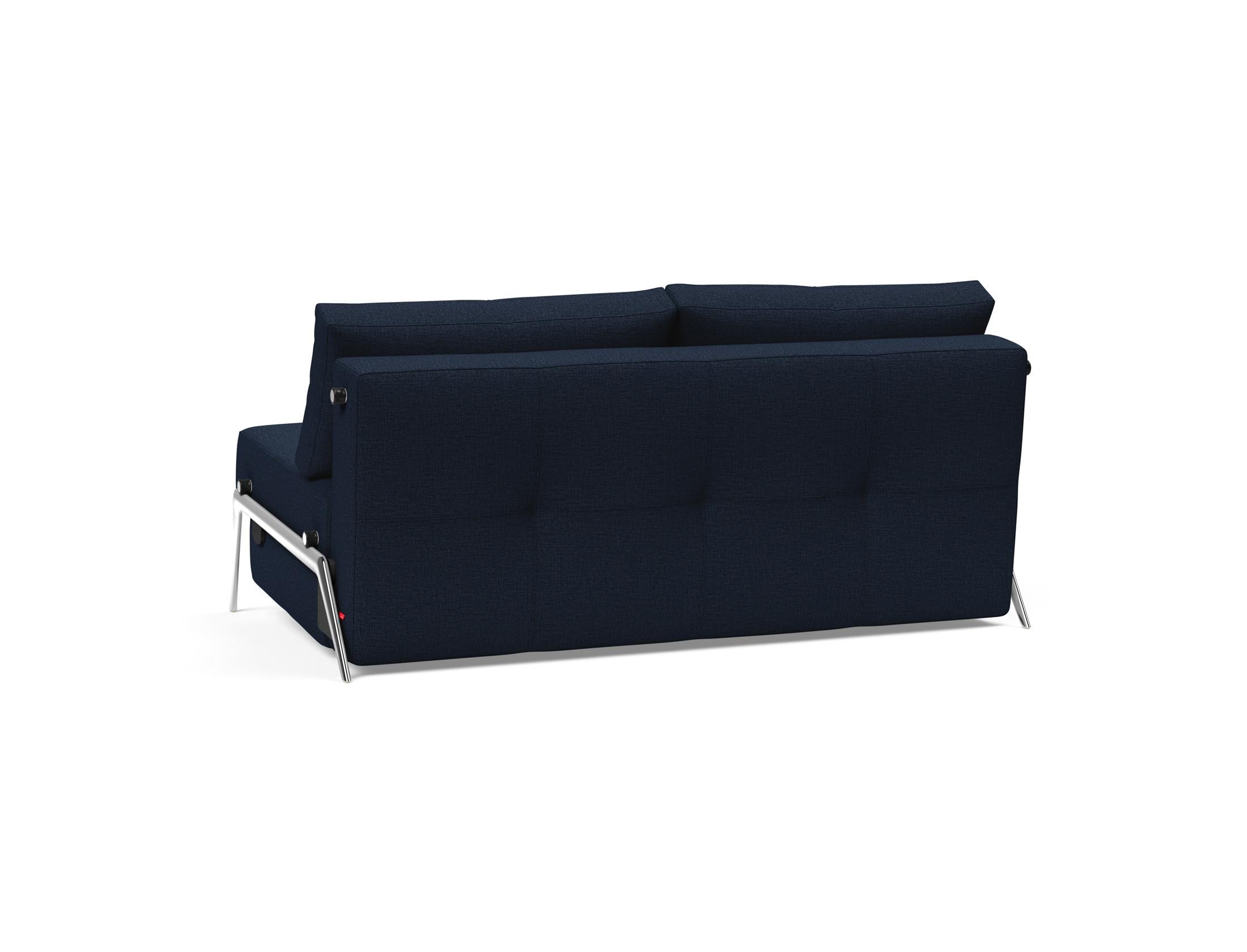 Cubed Klappsofa 160: Stilvolles Sofa mit cleverem Klappmechanismus, ideal für kleine Räume und als Schlafgelegenheit für Gäste.