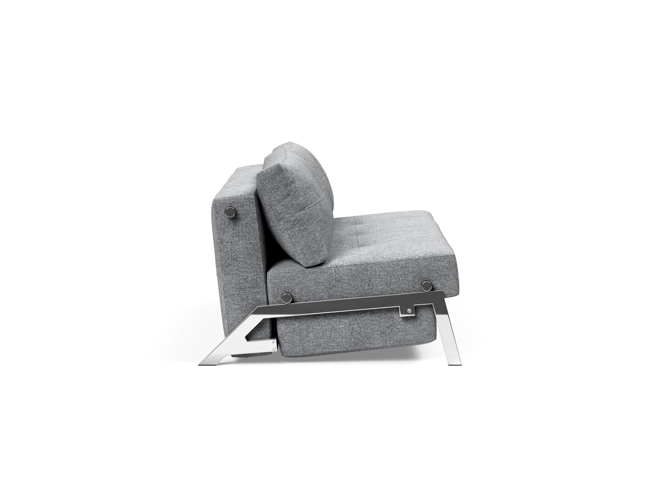 Cubed Klappsofa 160: Elegantes Sofa mit praktischem Bettkasten, perfekt für kleine Wohnungen und vielseitige Nutzung als Schlafsofa.