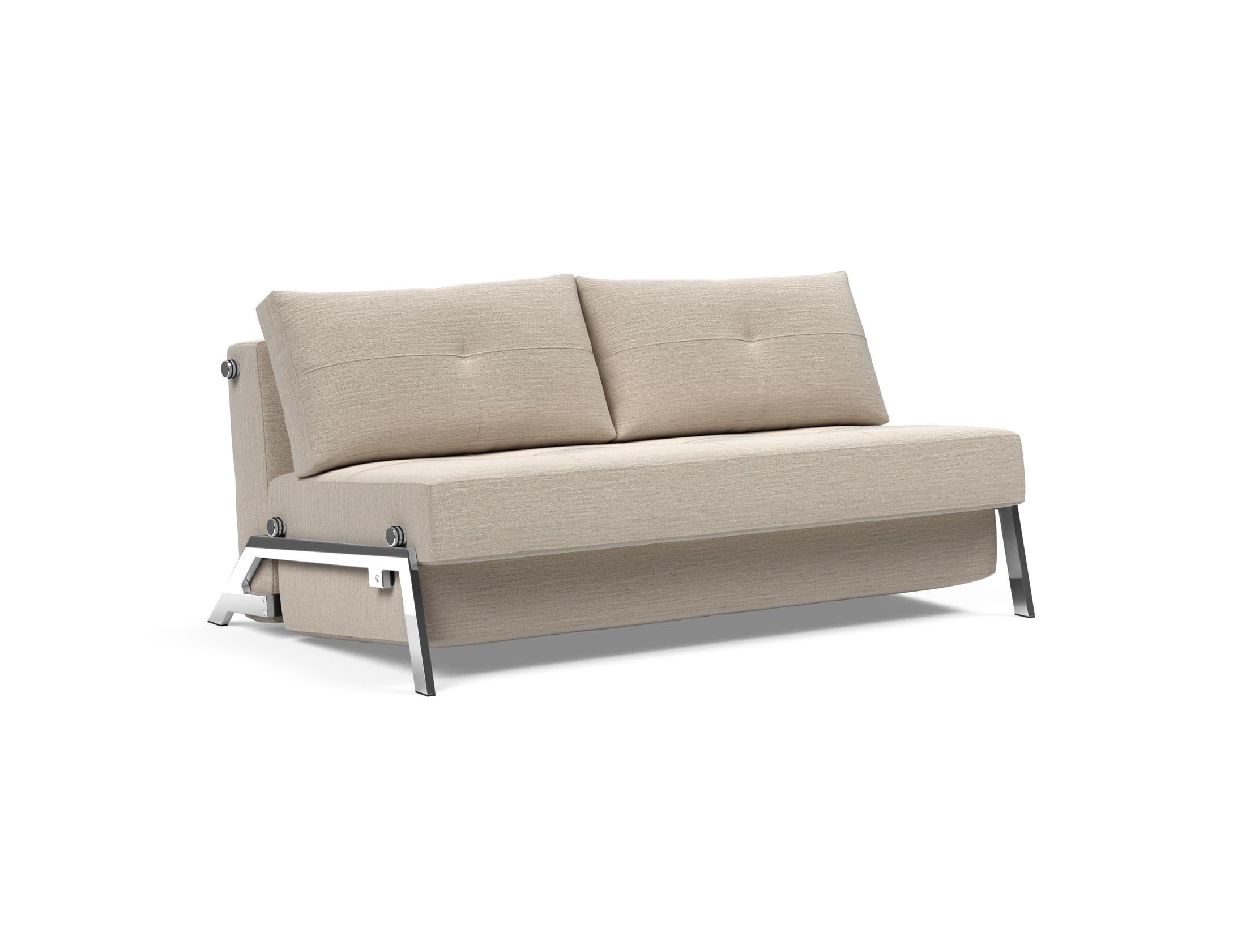 Cubed Klappsofa 160: Stilvolles Klappsofa mit hochwertiger Verarbeitung, ideal für kleine Räume und als komfortable Schlafgelegenheit.