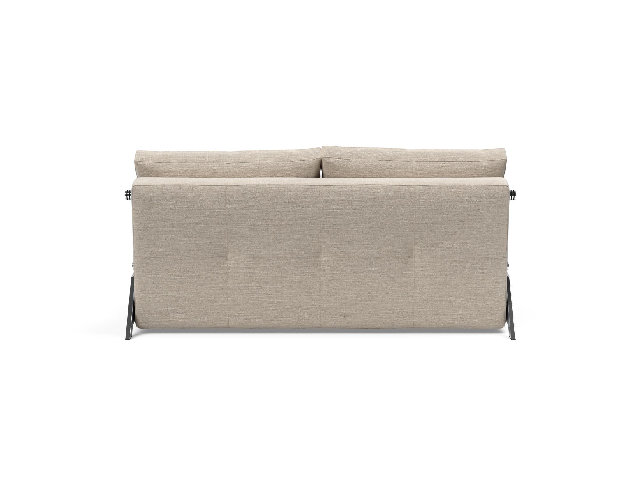 Cubed Klappsofa 160: Stilvolles Klappsofa mit hochwertiger Verarbeitung, ideal für kleine Räume und als komfortable Schlafgelegenheit.