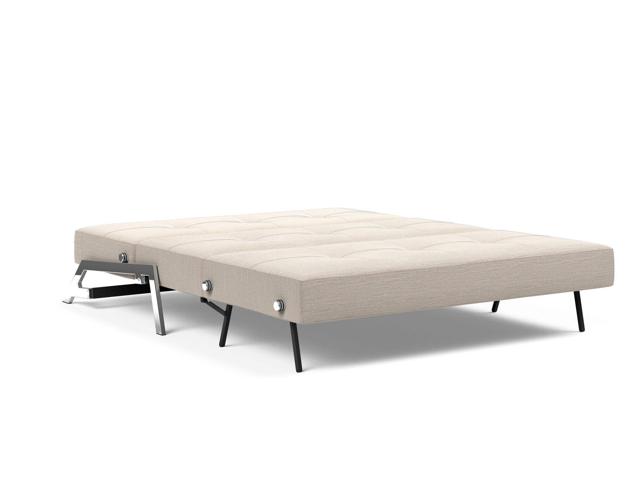 Cubed Klappsofa 160: Stilvolles Klappsofa mit hochwertiger Verarbeitung, ideal für kleine Räume und als komfortable Schlafgelegenheit.