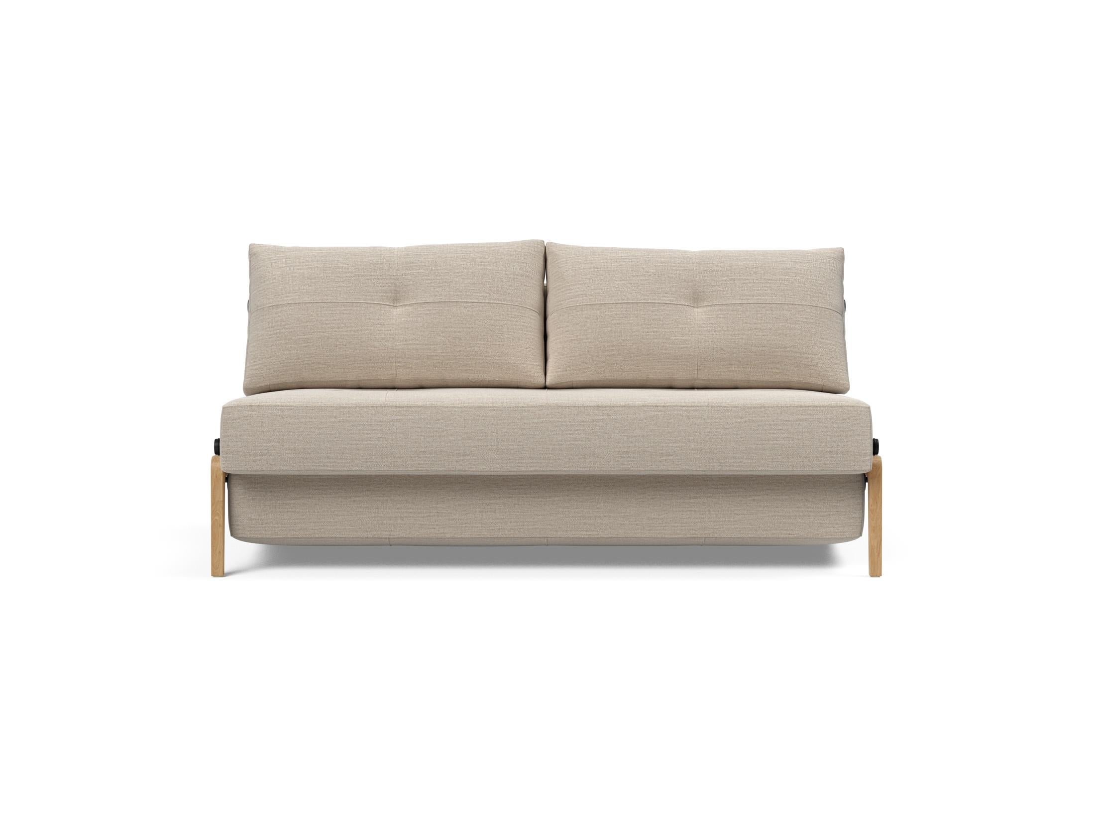Cubed Klappsofa 160: Stilvolles Klappsofa mit hochwertiger Verarbeitung, ideal für kleine Räume und als komfortable Schlafgelegenheit.