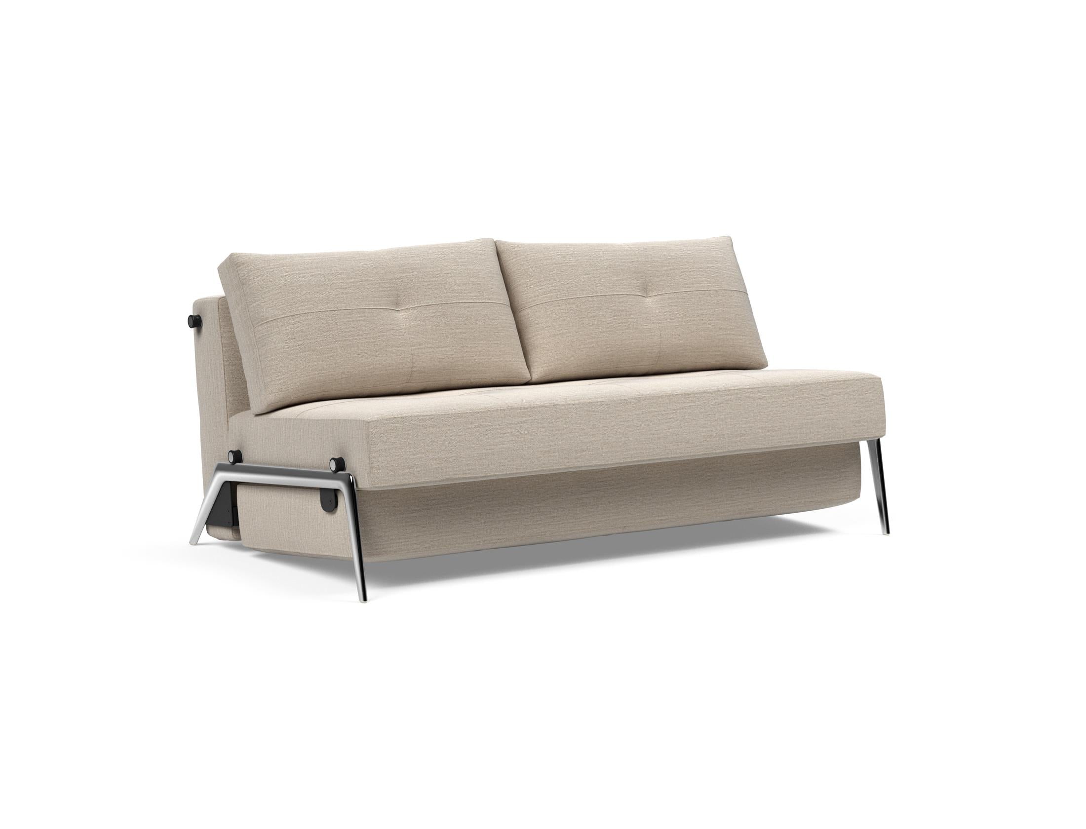 Cubed Klappsofa 160: Stilvolles Klappsofa mit hochwertiger Verarbeitung, ideal für kleine Räume und als komfortable Schlafgelegenheit.