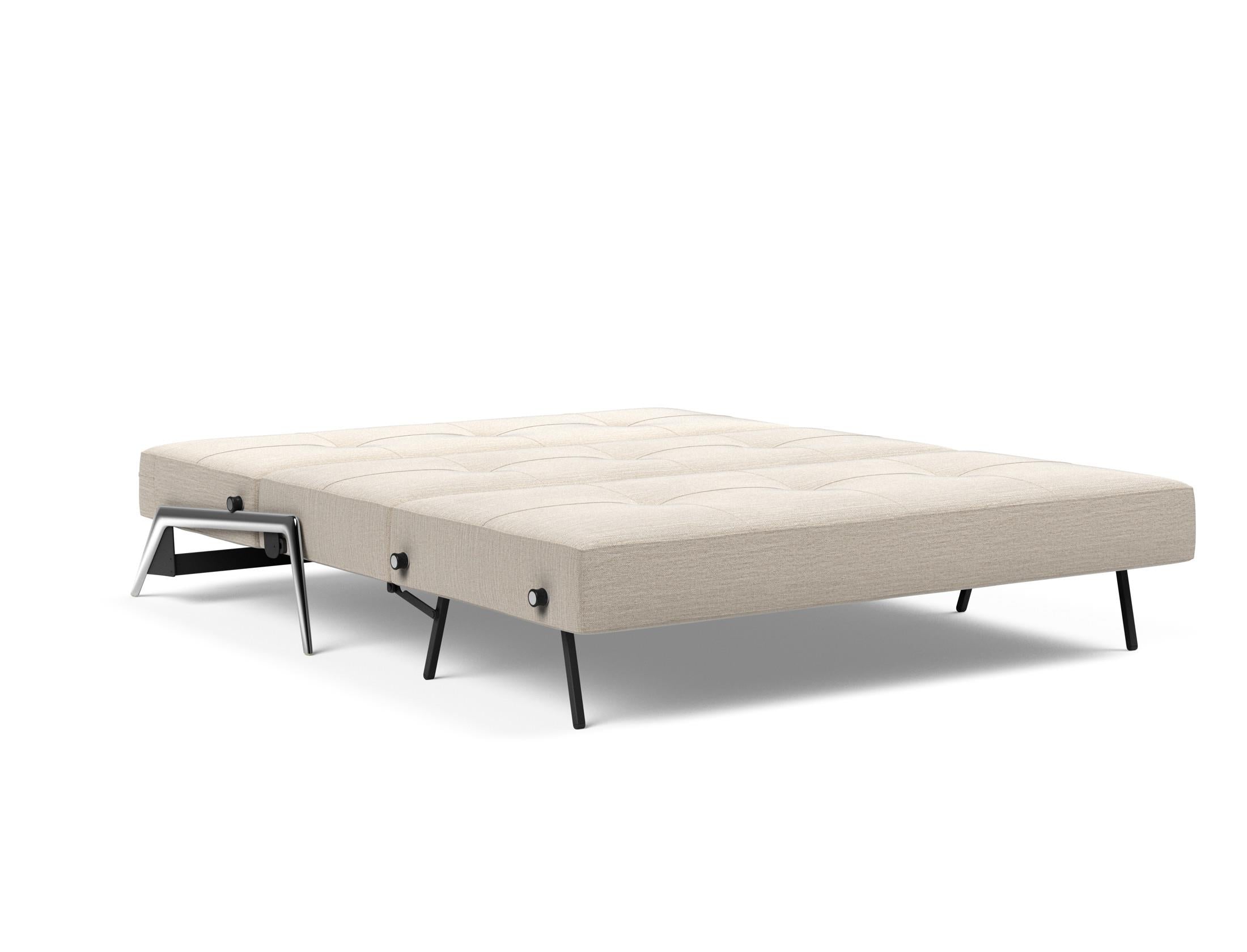 Cubed Klappsofa 160: Stilvolles Klappsofa mit hochwertiger Verarbeitung, ideal für kleine Räume und als komfortable Schlafgelegenheit.