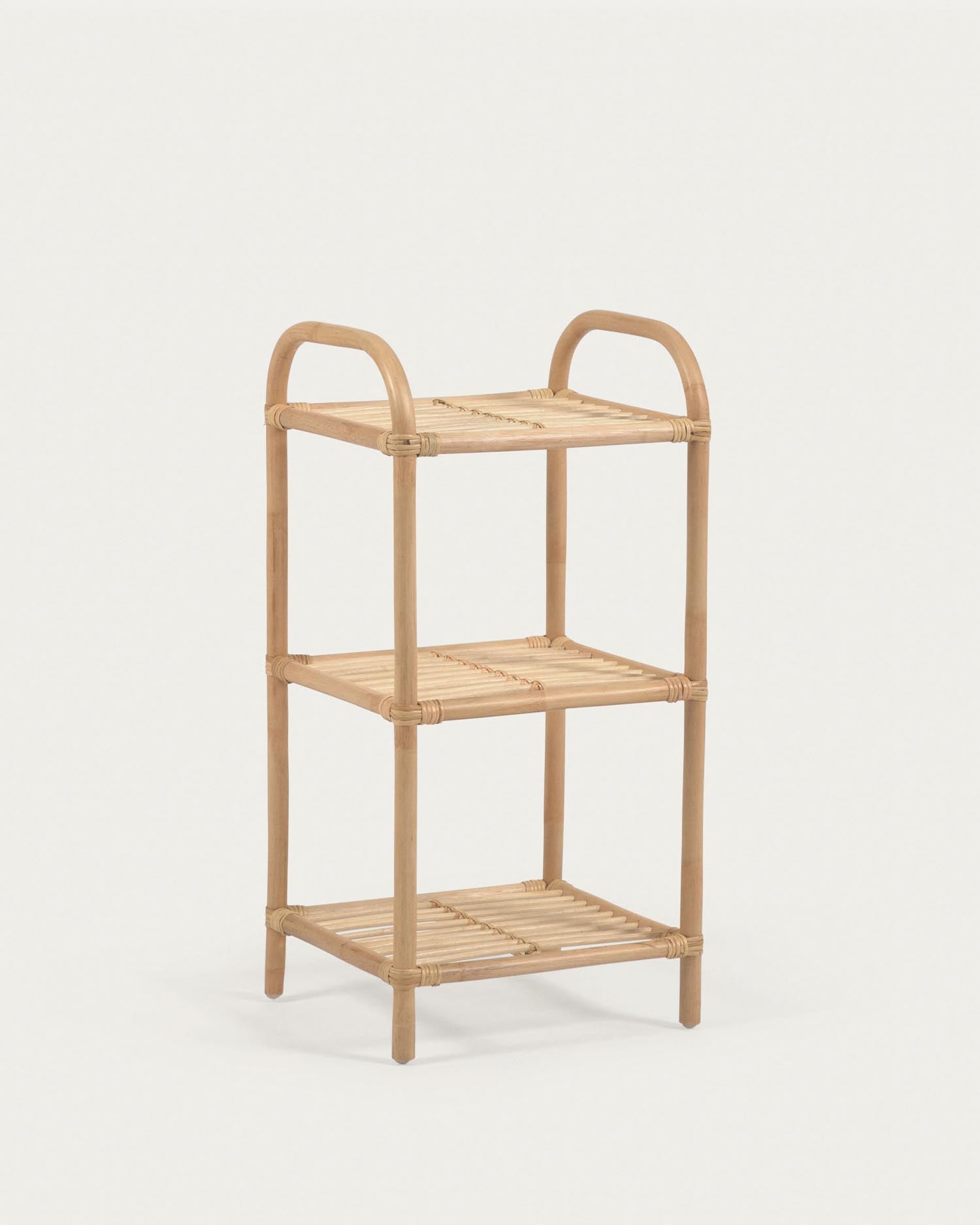 Scaffale Ormela in rattan con finitura naturale 40 x 80 cm