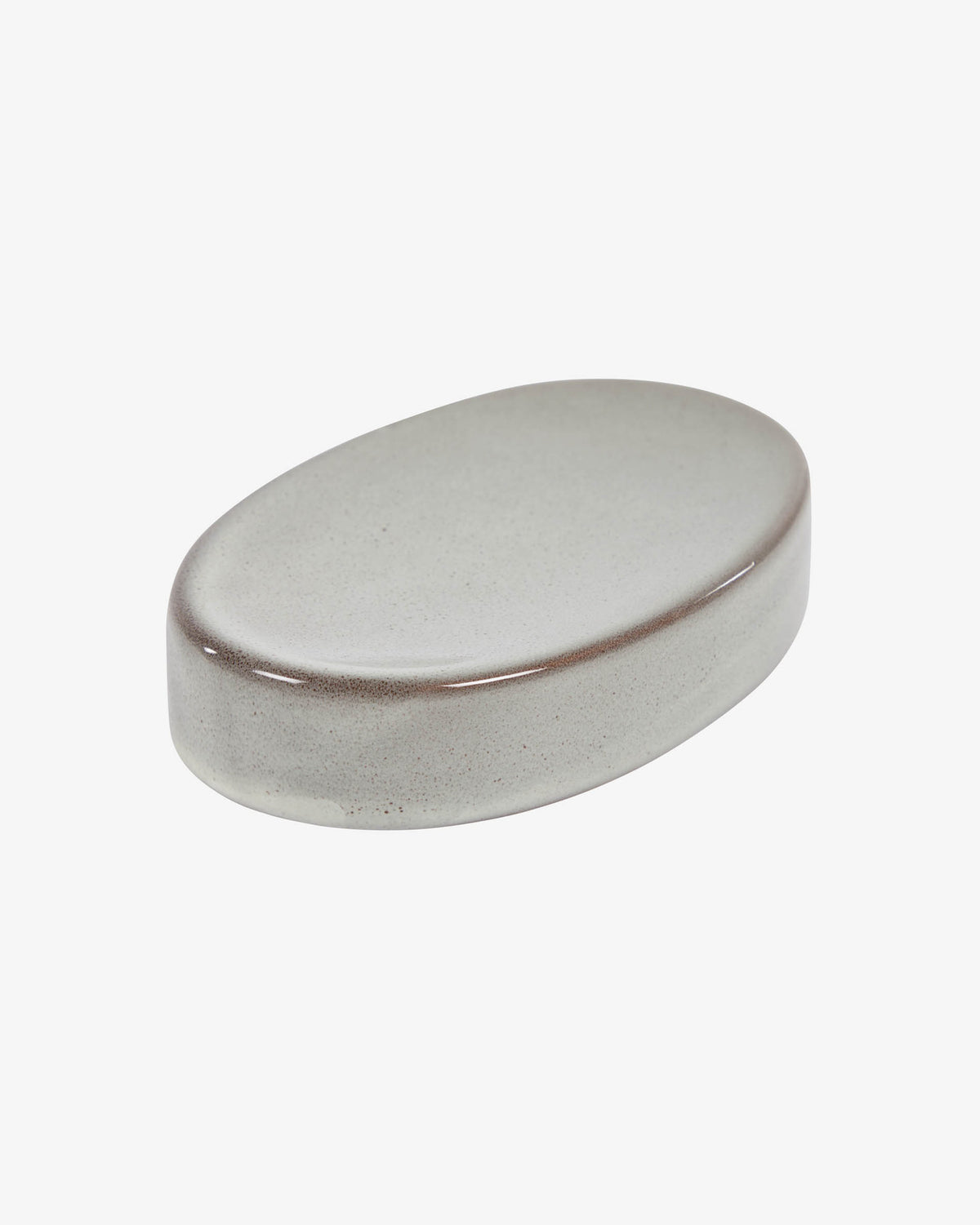 Chavela Seifenschale aus Keramik grau in Grau präsentiert im Onlineshop von KAQTU Design AG. Badzubehör ist von Kave Home