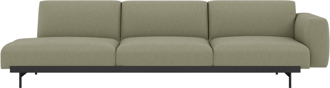 In Situ 3er Sofa offen in Combo 2: Clay 15 präsentiert im Onlineshop von KAQTU Design AG. 3er Sofa ist von Muuto