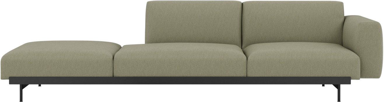 In Situ 3er Sofa offen in Combo 4: Clay 15 präsentiert im Onlineshop von KAQTU Design AG. 3er Sofa ist von Muuto