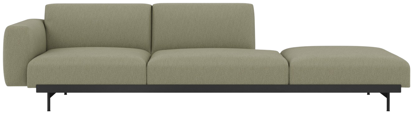 In Situ 3er Sofa offen in Combo 5: Clay 15 präsentiert im Onlineshop von KAQTU Design AG. 3er Sofa ist von Muuto