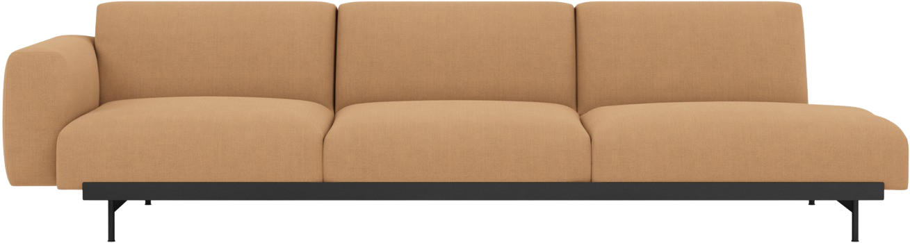 In Situ 3er Sofa offen in Combo 3: Fiord 451 präsentiert im Onlineshop von KAQTU Design AG. 3er Sofa ist von Muuto