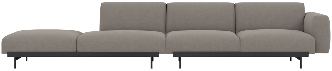 In Situ 4er Sofa offen in Combo 2: Fiord 2622 präsentiert im Onlineshop von KAQTU Design AG. 4er Sofa ist von Muuto