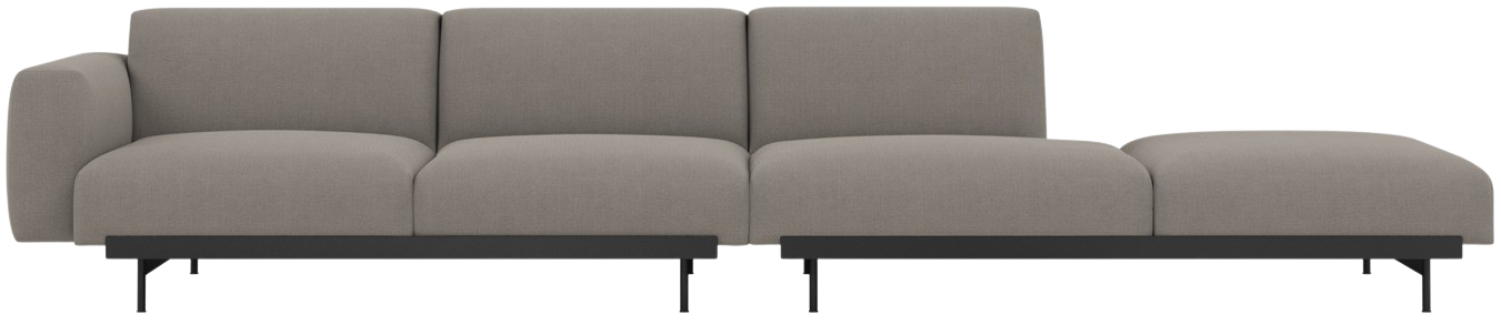 In Situ 4er Sofa offen in Combo 3: Fiord 2622 präsentiert im Onlineshop von KAQTU Design AG. 4er Sofa ist von Muuto