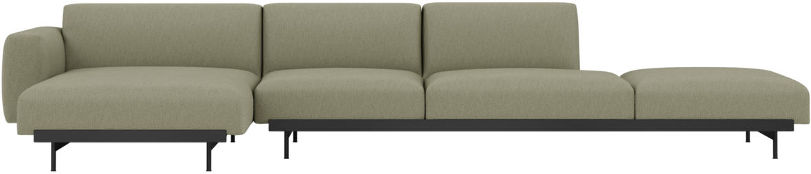 In Situ 4er Sofa offen in Combo 5: Clay 15 präsentiert im Onlineshop von KAQTU Design AG. 4er Sofa ist von Muuto