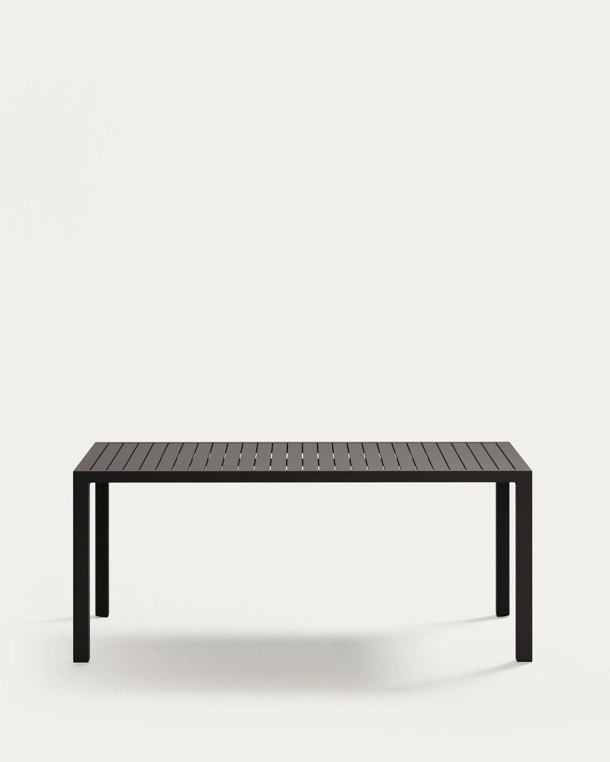 Gartentisch Culip aus Aluminium mit grauem Finish 180 x 90 cm in Grau präsentiert im Onlineshop von KAQTU Design AG. Gartentisch ist von Kave Home