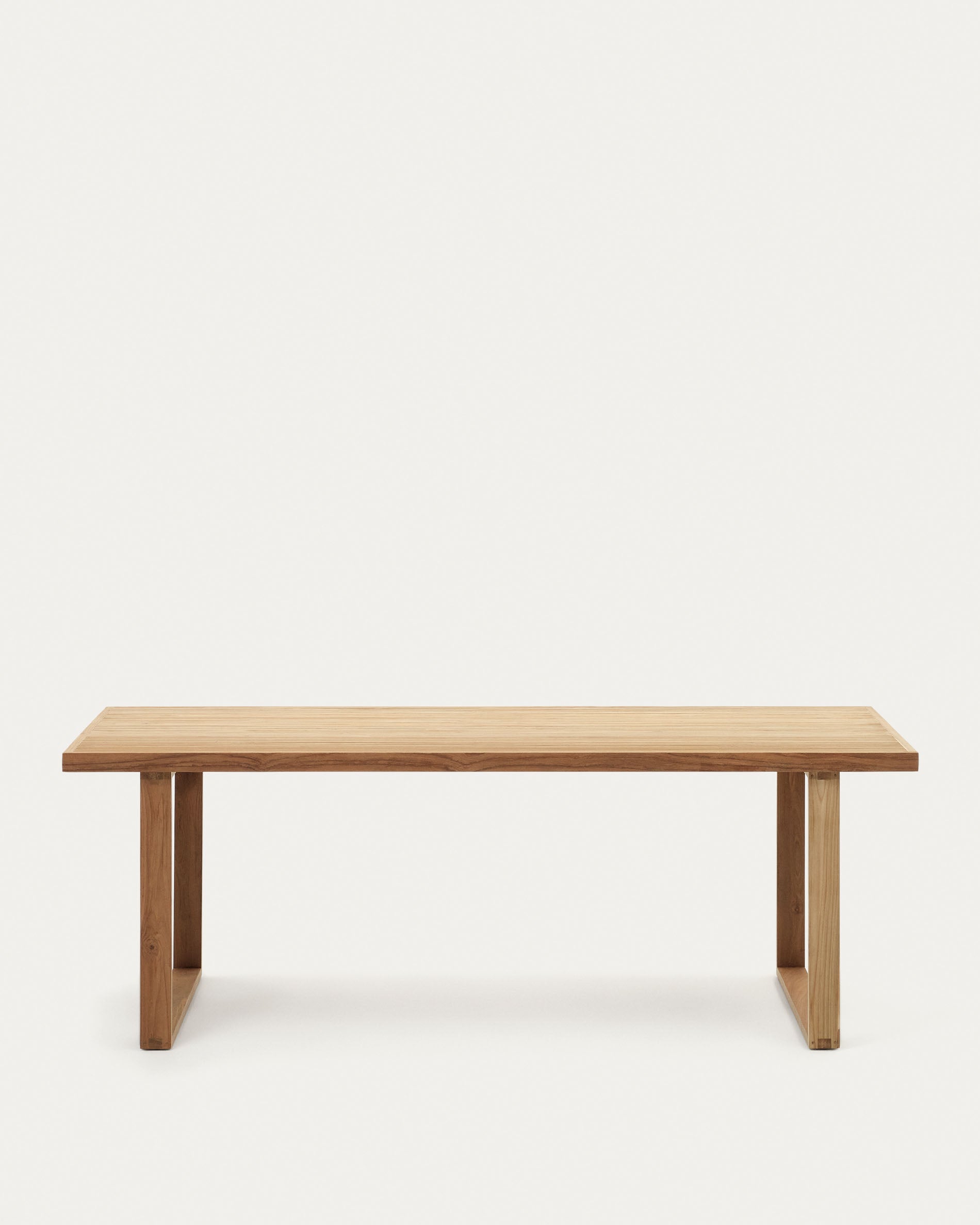 Canadell 100% outdoor aus massivem recyceltem Teakholz 220 x 100 cm