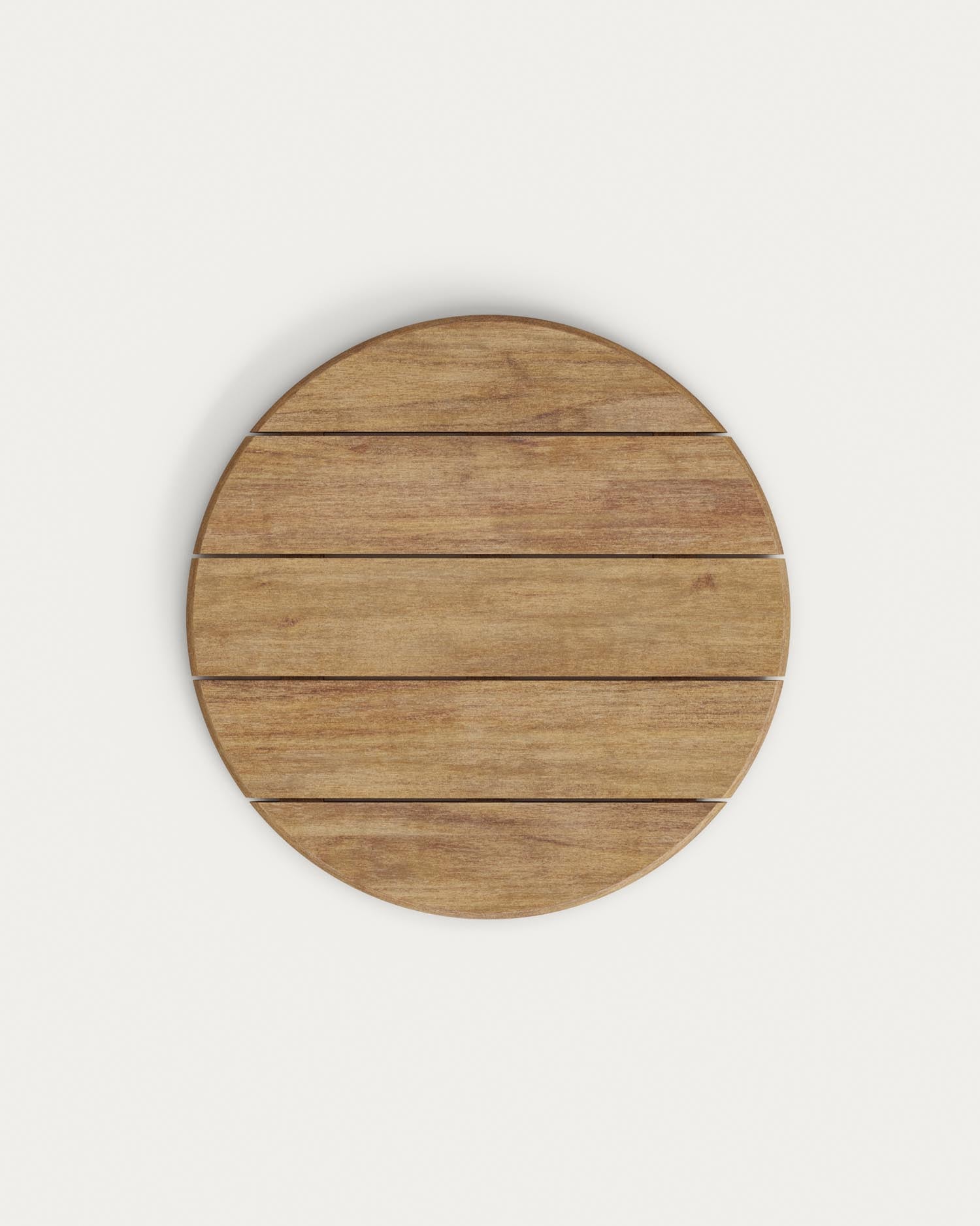 High Saura bar-table black steel and acacia wood with natural finish 95xø70 FSC 10