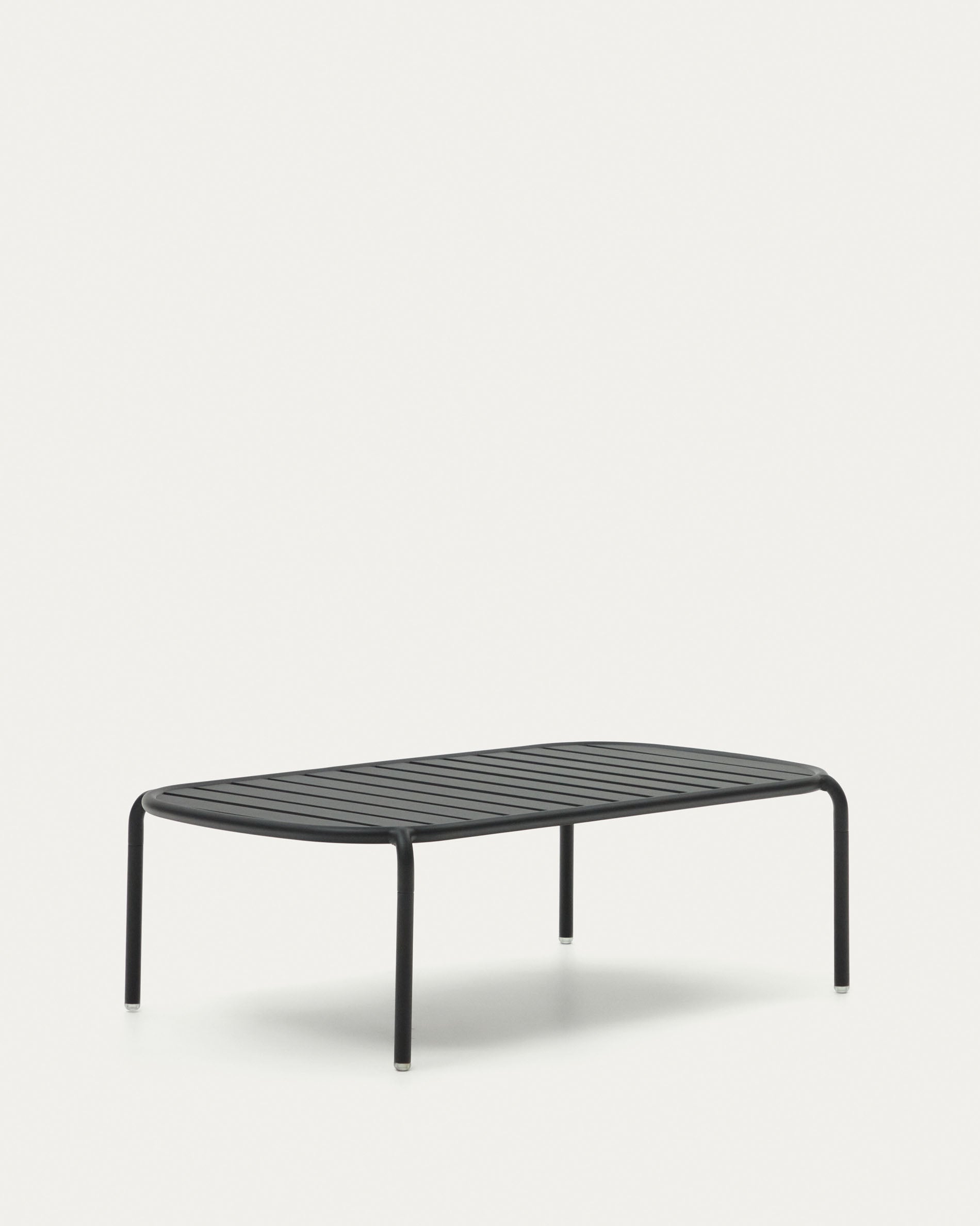 Joncols garden coffee table made of aluminum with a grey finish Ø 110 x 62 cm