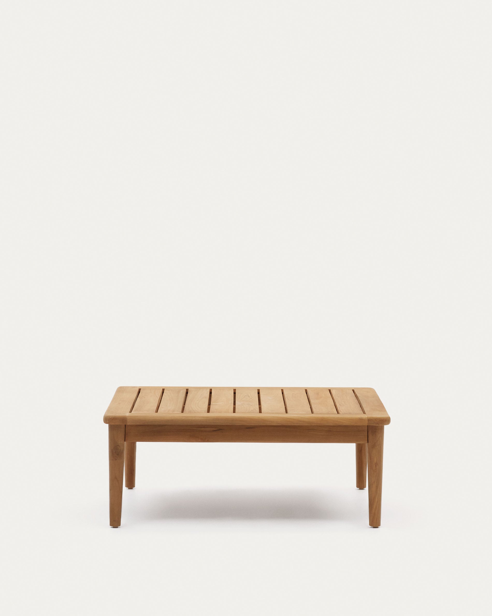 Portitxol coffee table made of solid teak wood 80 x 80 cm