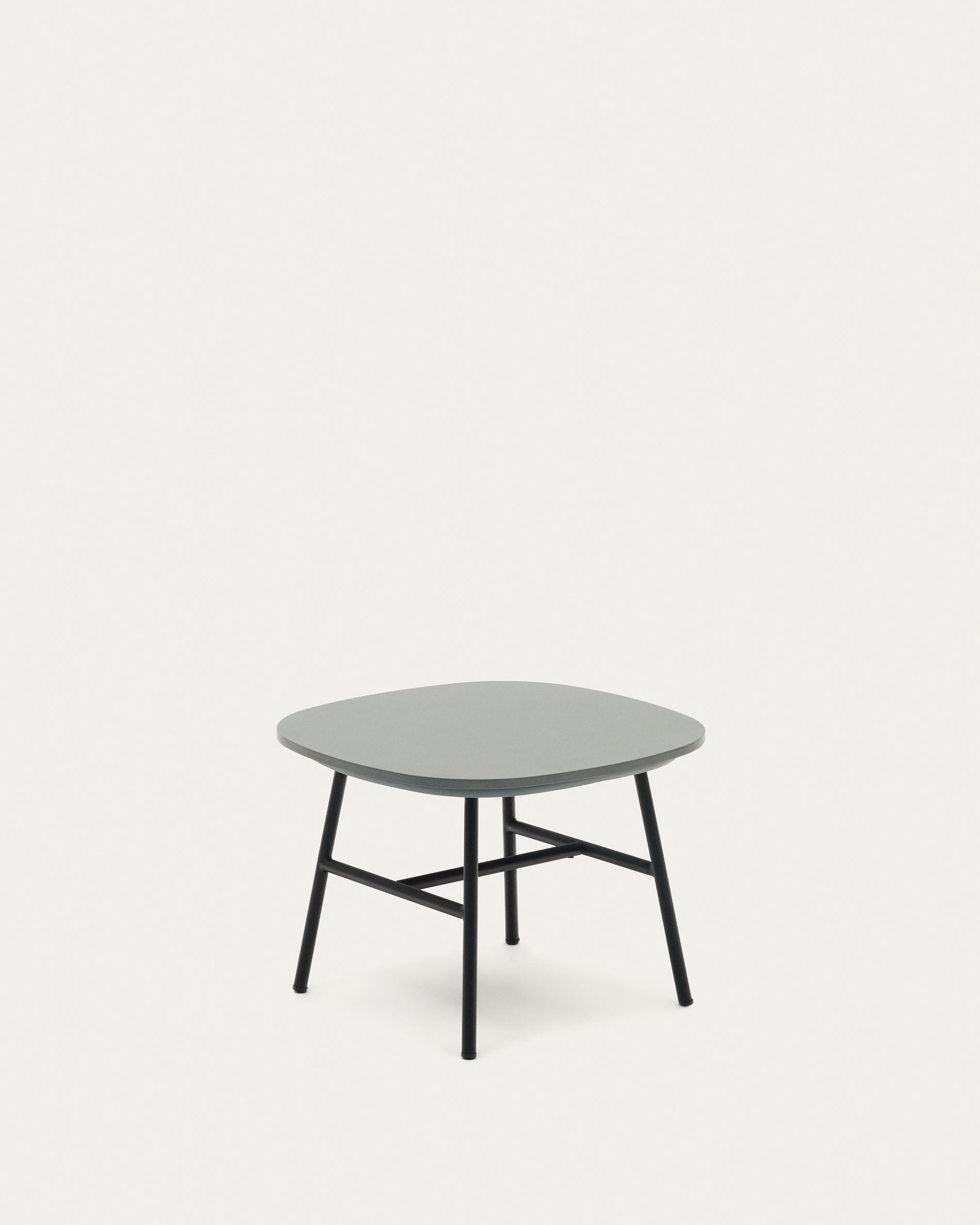 Bramant side table made of steel with black finish 60 x 60 cm