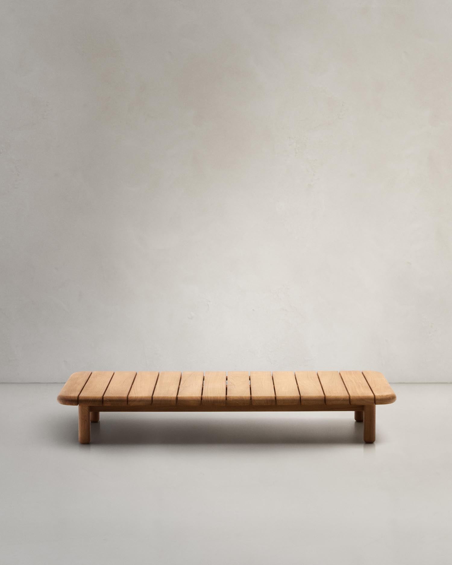 Turqueta coffee table made from solid FSC 100% teak wood, 140 x 70 cm